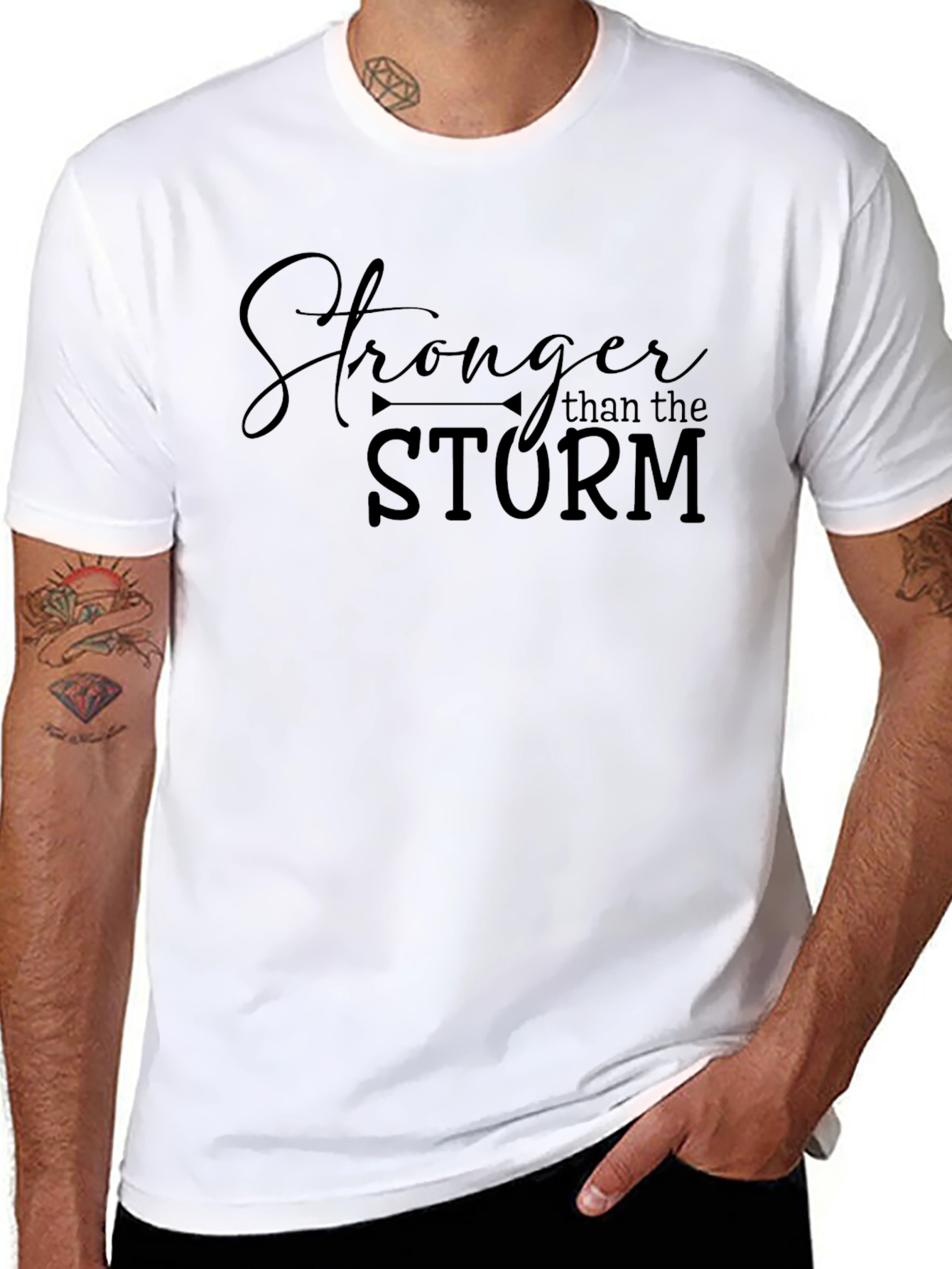 Stronger Than The Storm Graphic Tee