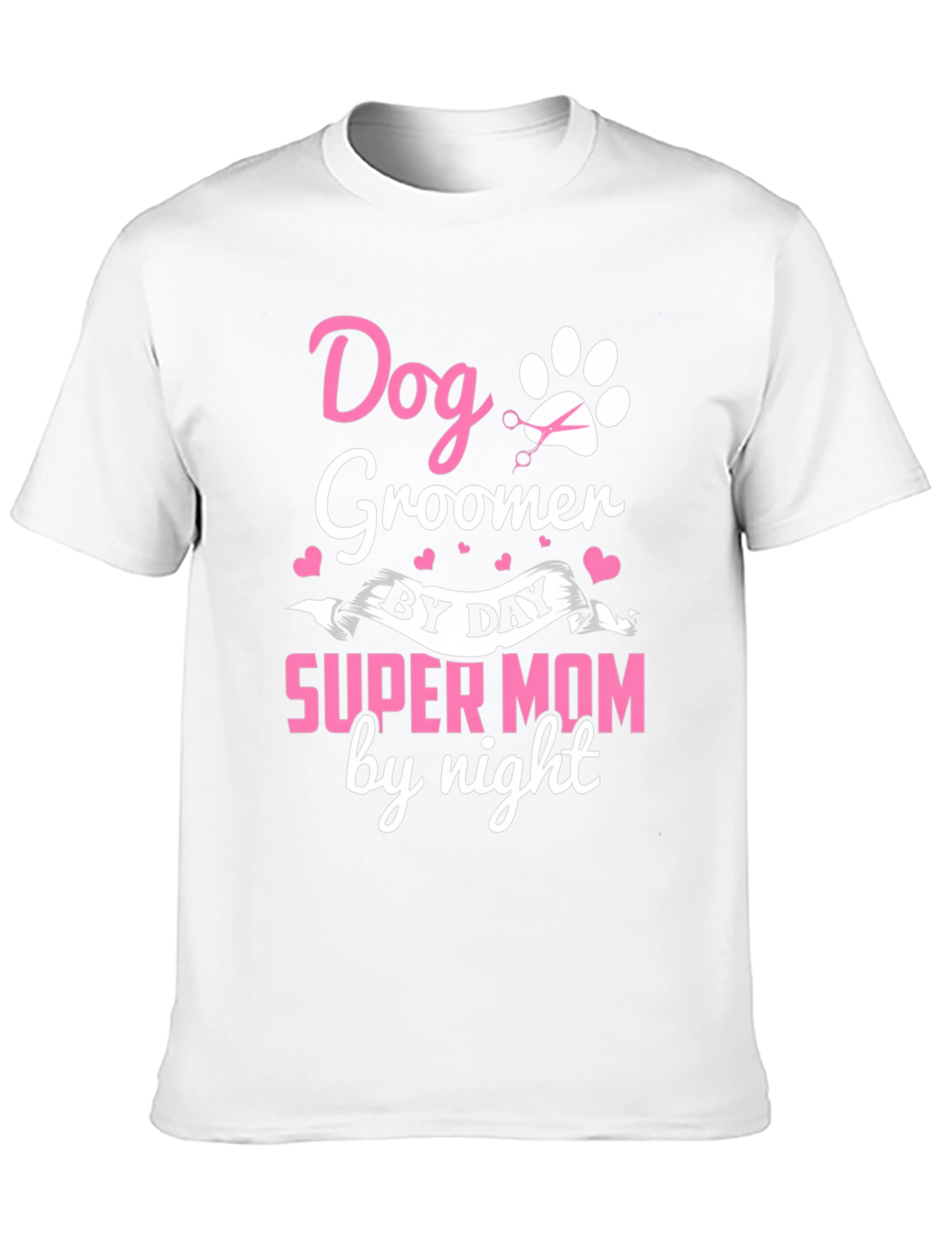 Dog Groomer Super Mom T-Shirt