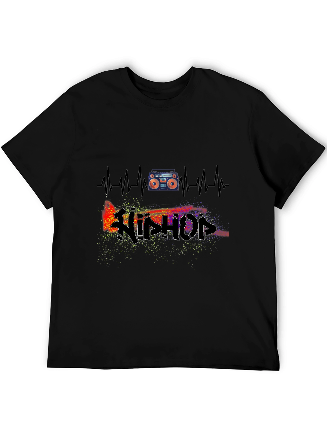 Hip Hop Heartbeat Tee - Music Lover T-Shirt