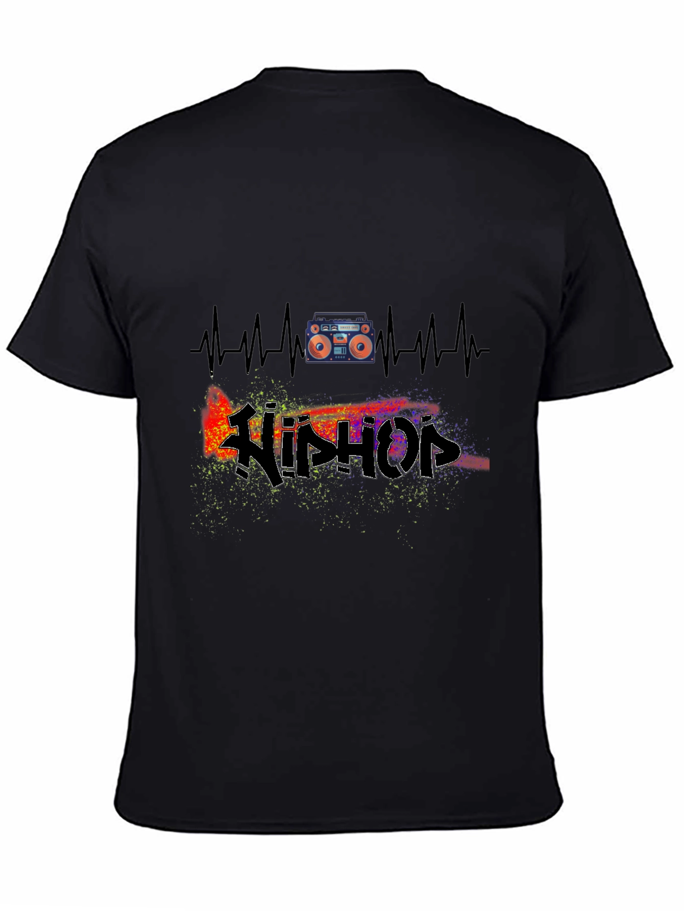 Hip Hop Heartbeat Tee - Music Lover T-Shirt