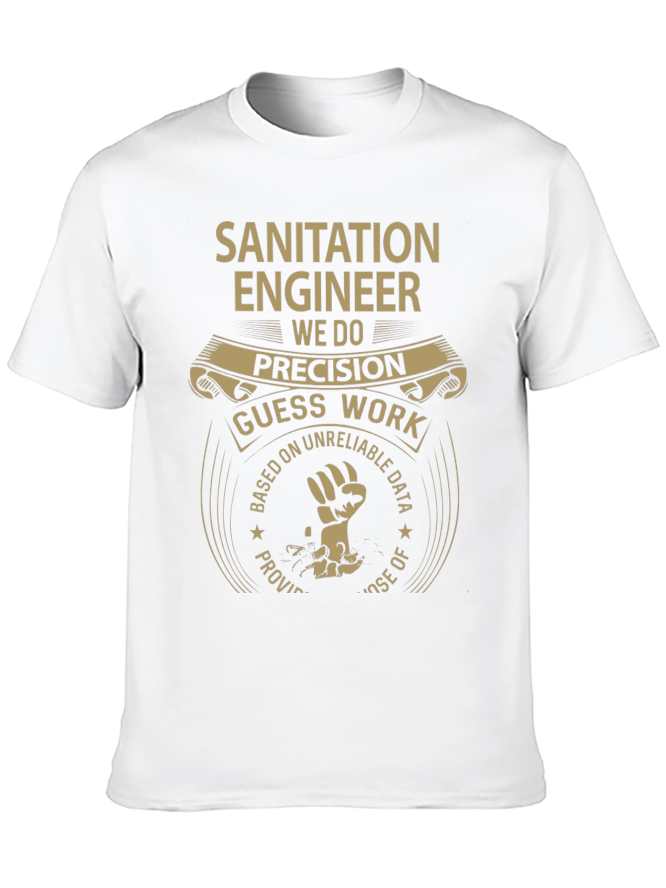 Sanitation Engineer T-Shirt - Precision & Humor