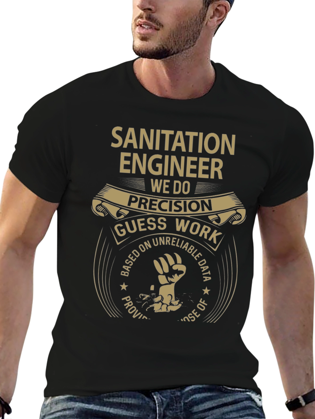 Sanitation Engineer T-Shirt - Precision & Humor