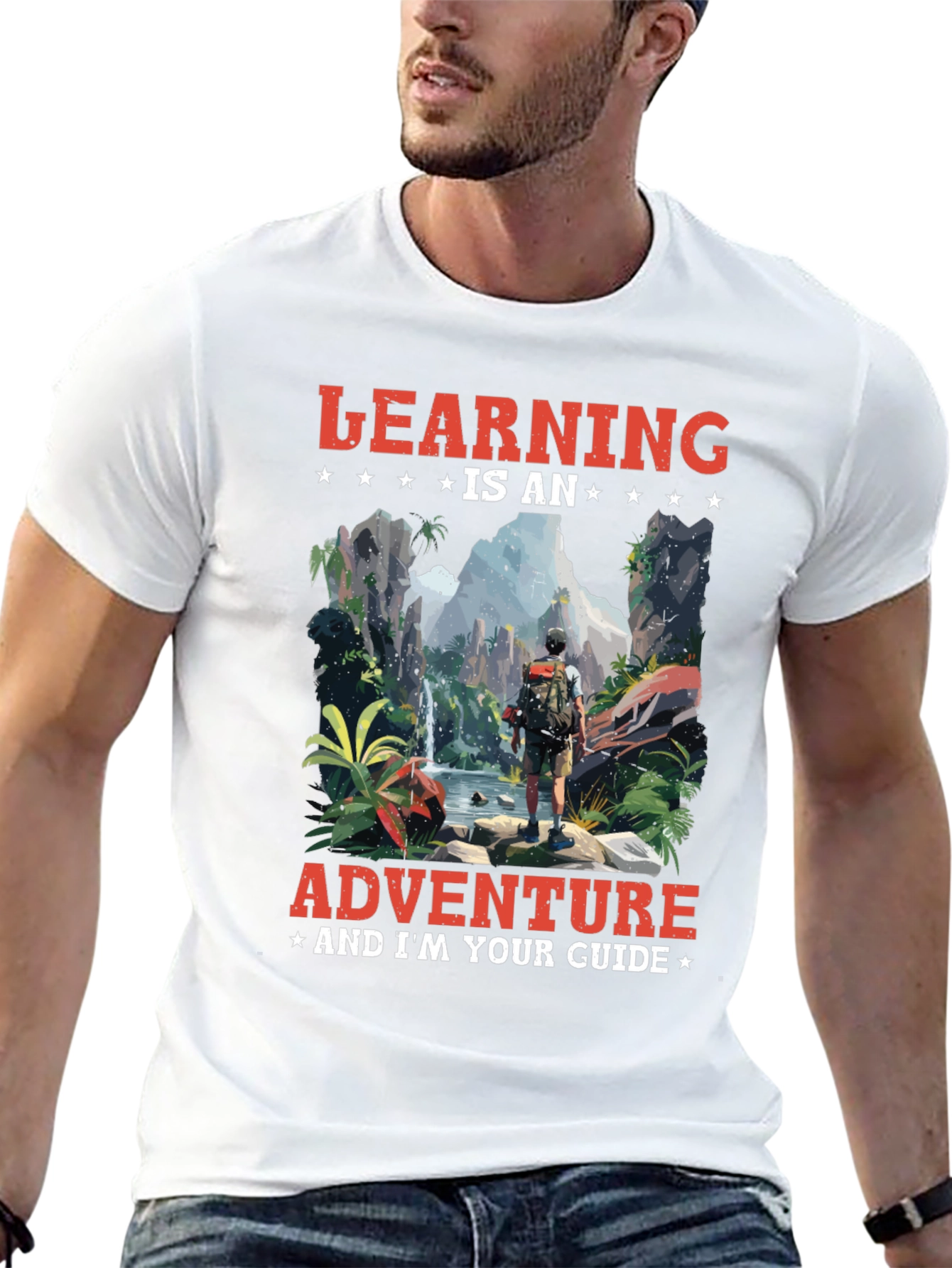 Adventure Guide T-Shirt - Learning is an Adventure Tee