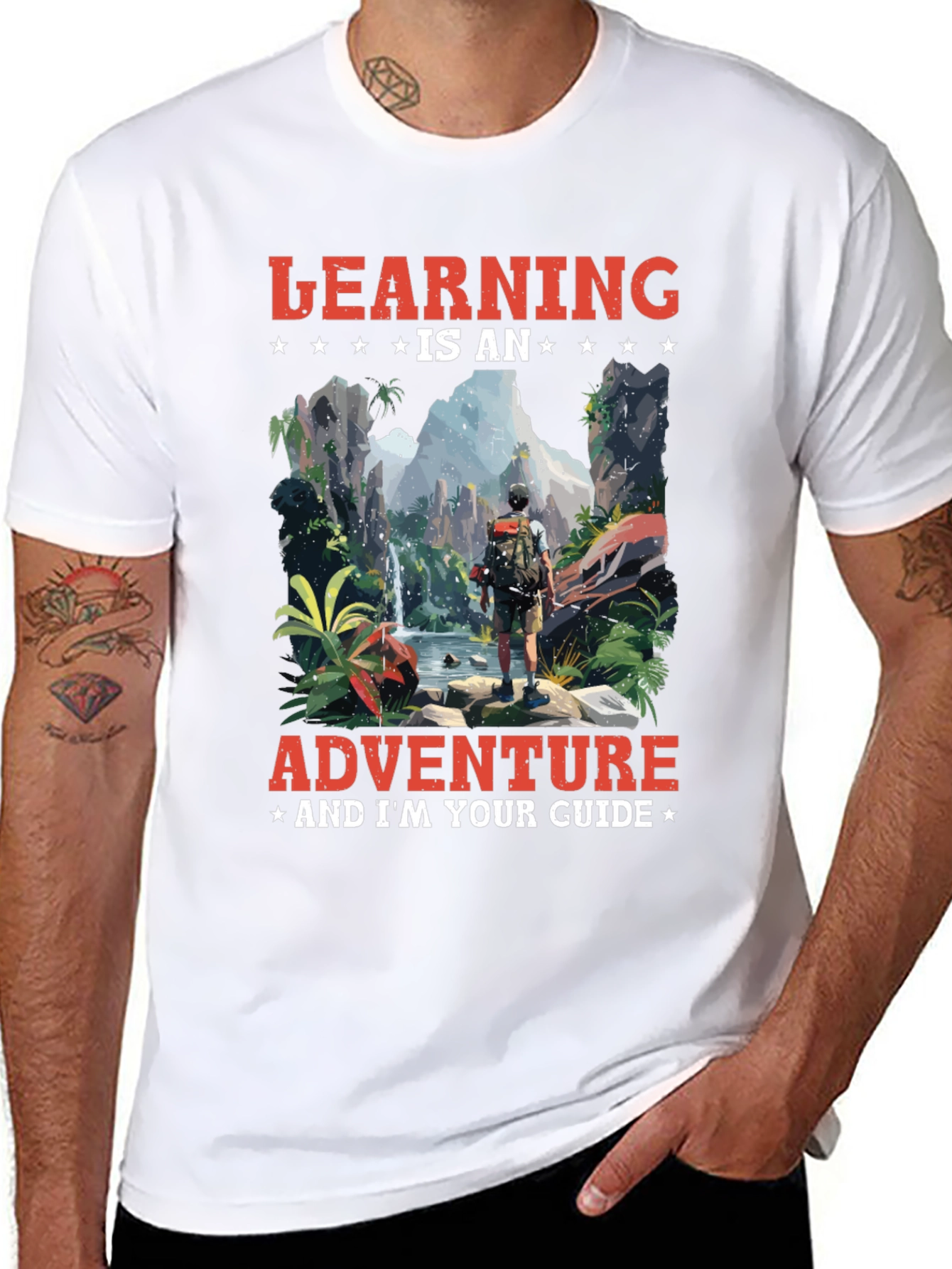 Adventure Guide T-Shirt - Learning is an Adventure Tee