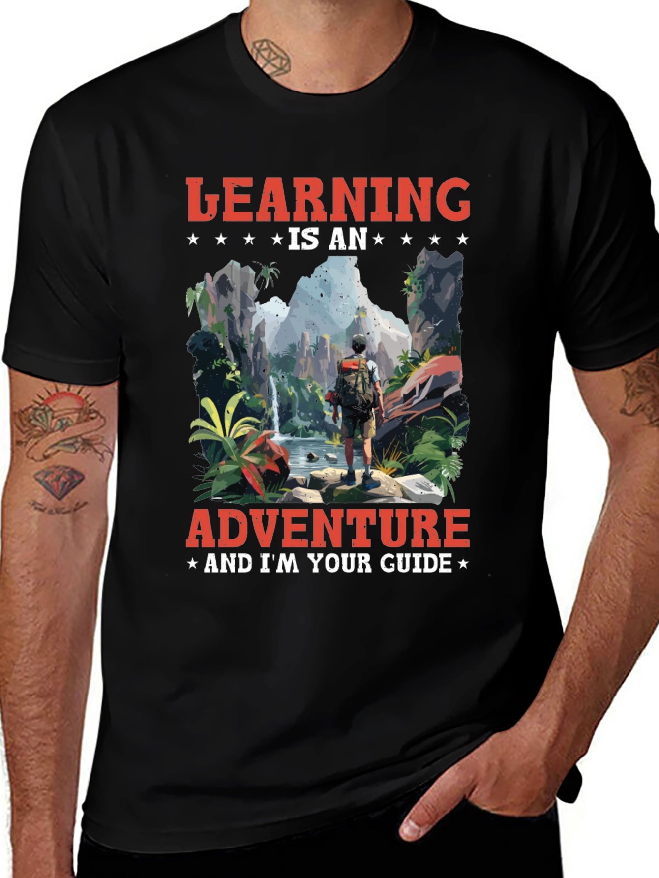 Adventure Guide T-Shirt - Learning is an Adventure Tee