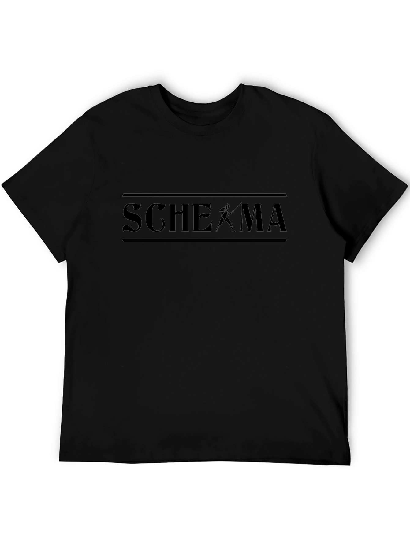 Schema T-Shirt - Black Graphic Tee
