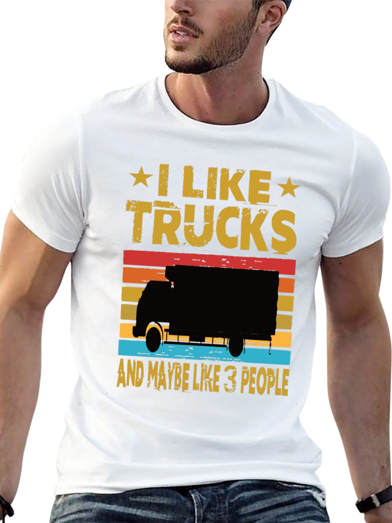 I Like Trucks T-Shirt - Funny Trucker Tee