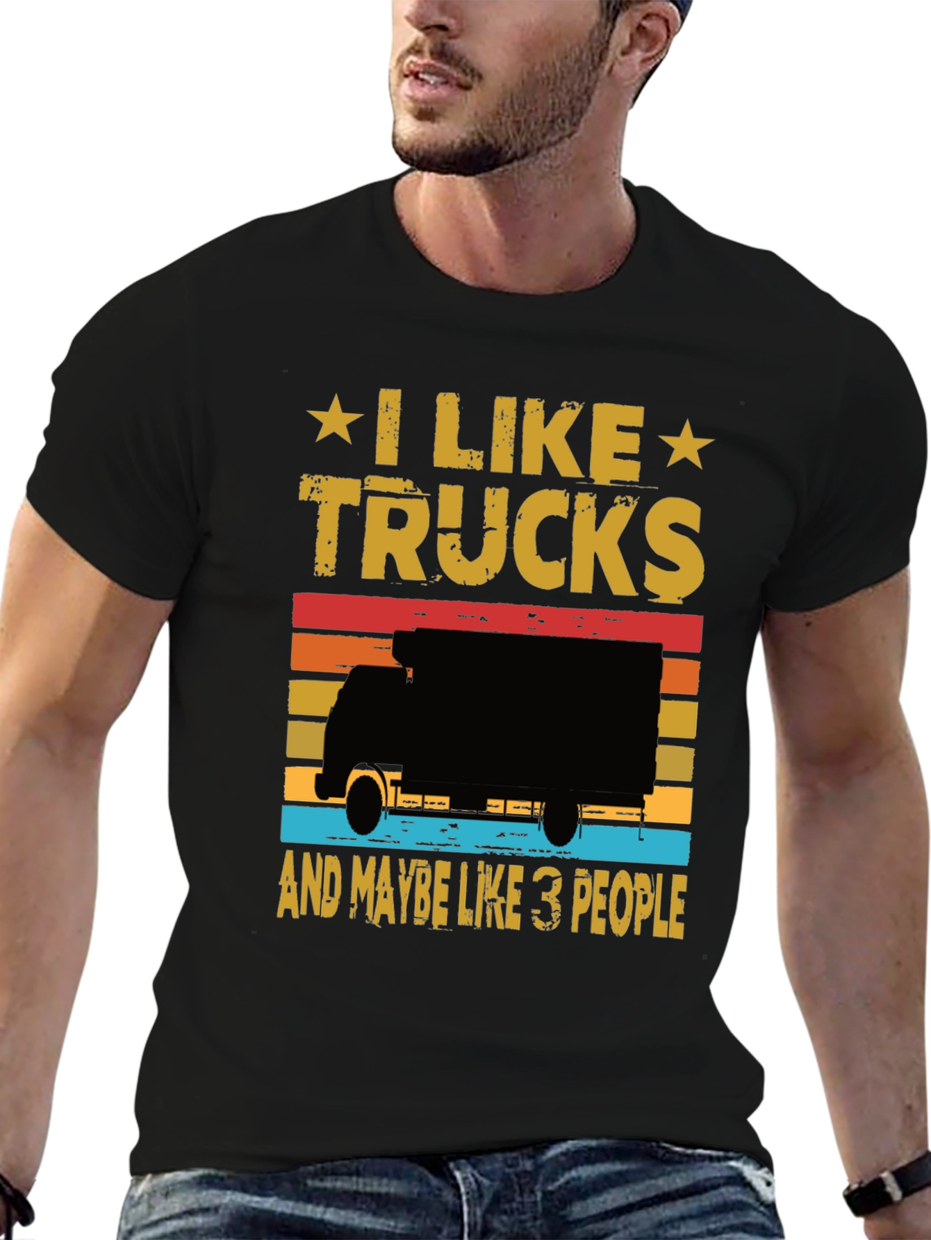 I Like Trucks T-Shirt - Funny Trucker Tee