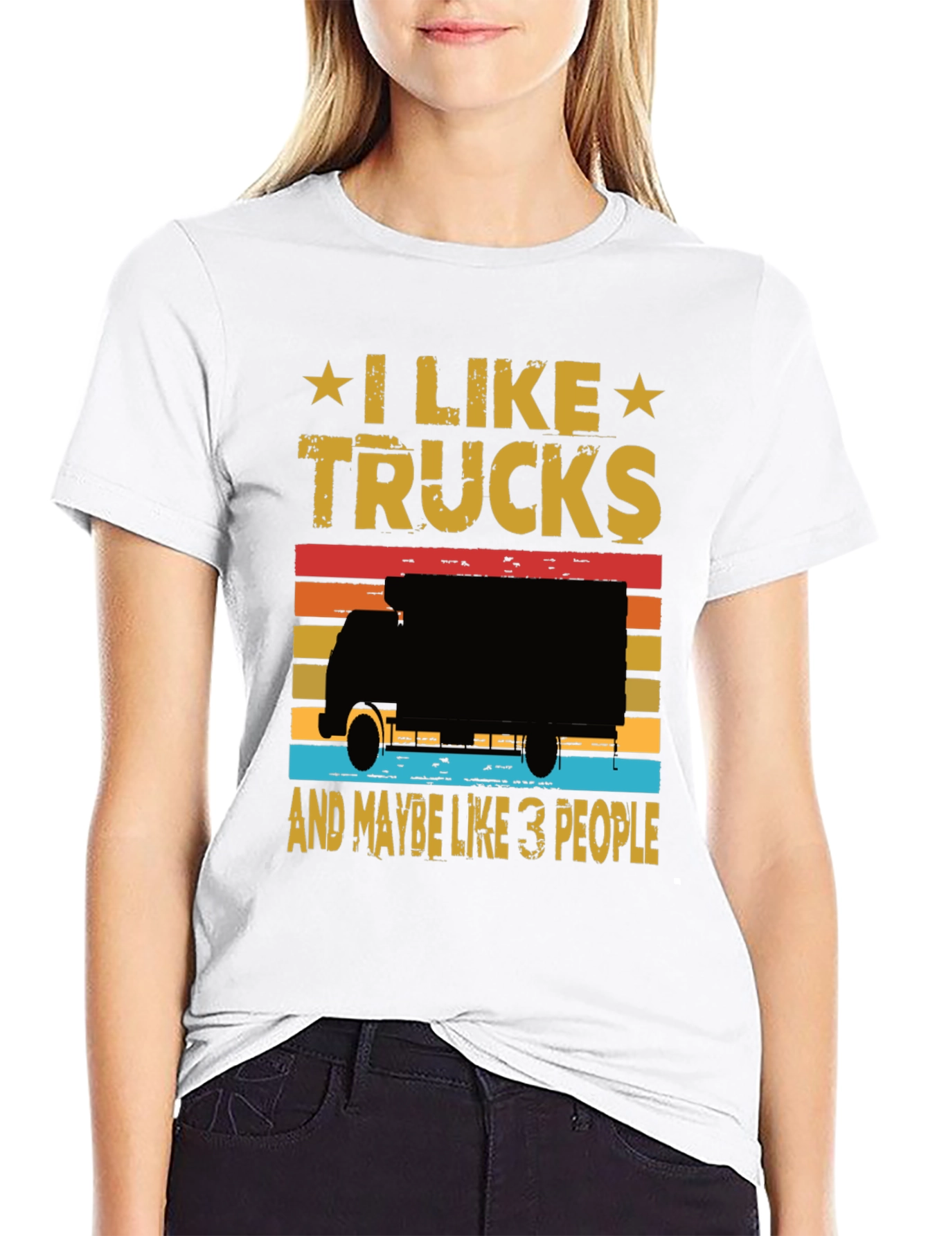 I Like Trucks T-Shirt - Funny Trucker Tee
