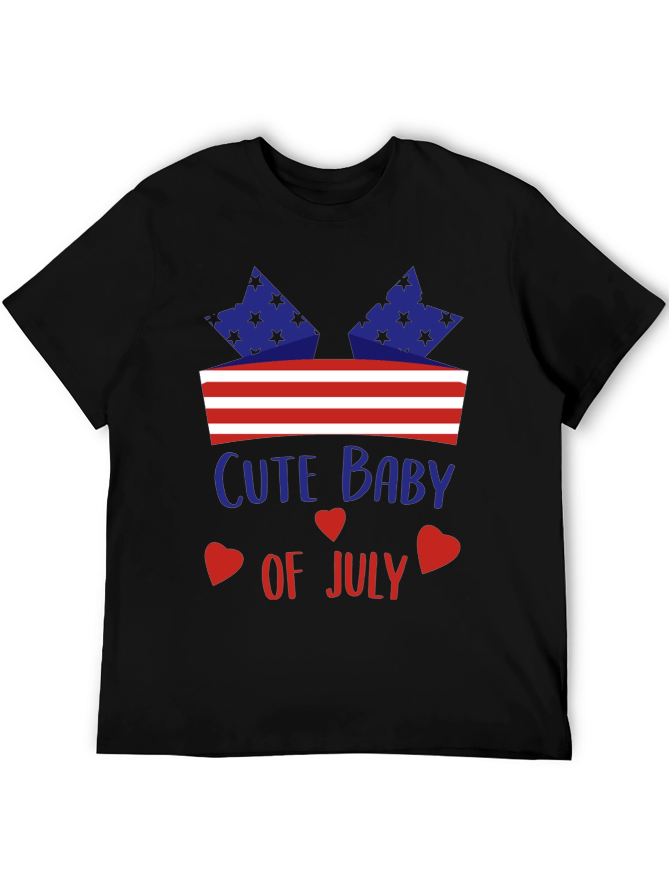 Cute Baby of July Patriotic T-Shirt