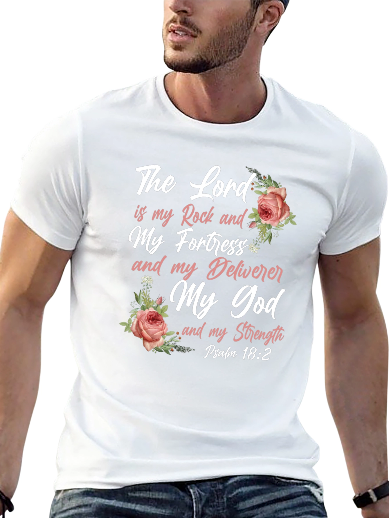 Faith-Inspired T-Shirt: The Lord is My Rock