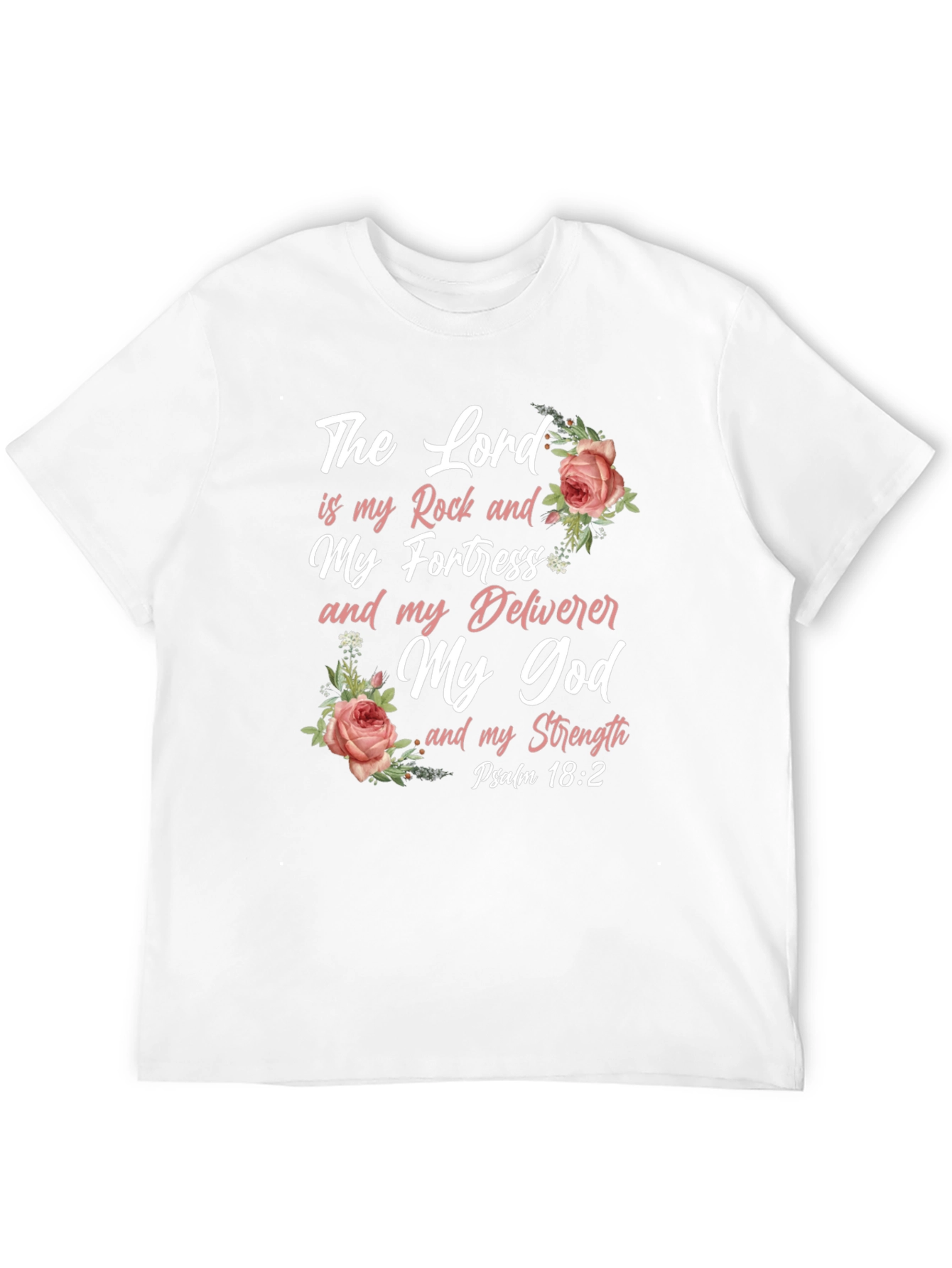 Faith-Inspired T-Shirt: The Lord is My Rock