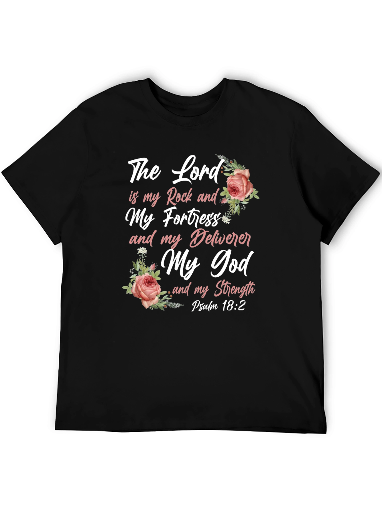 Faith-Inspired T-Shirt: The Lord is My Rock