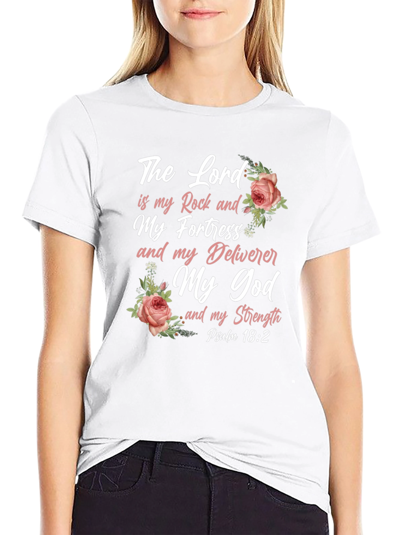 Faith-Inspired T-Shirt: The Lord is My Rock