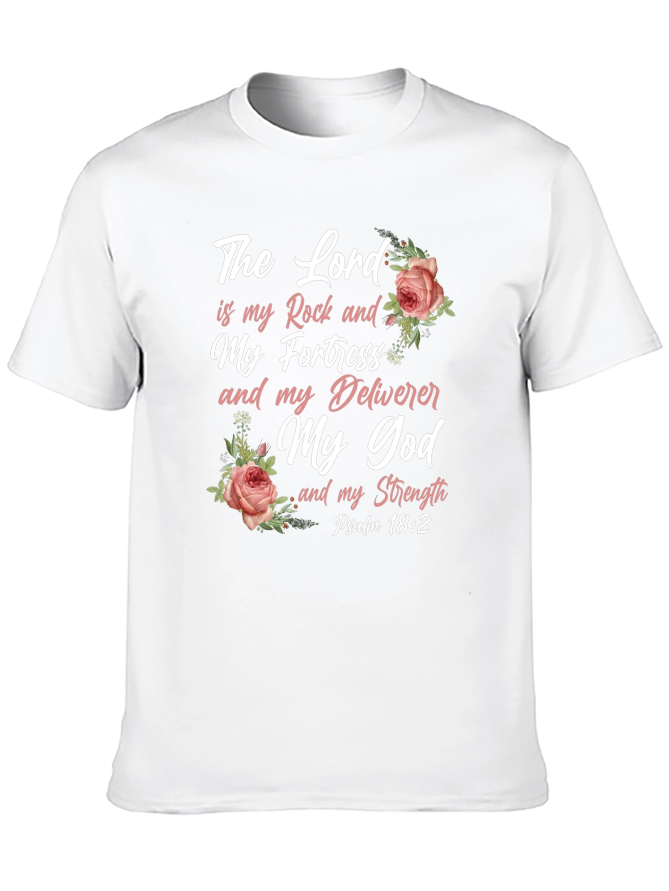 Faith-Inspired T-Shirt: The Lord is My Rock