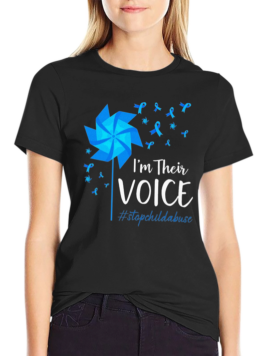 Im Their Voice T-Shirt - Stop Child Abuse
