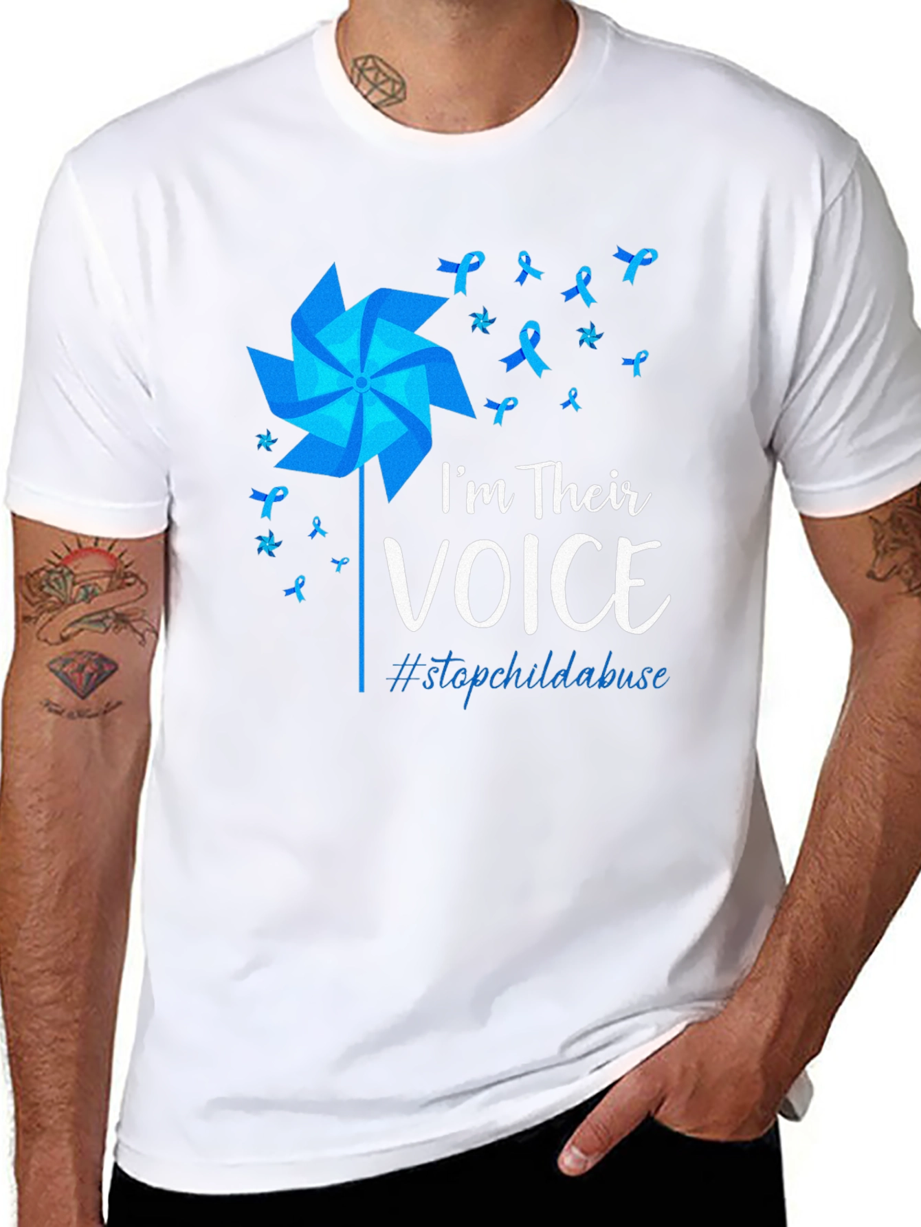 Im Their Voice T-Shirt - Stop Child Abuse