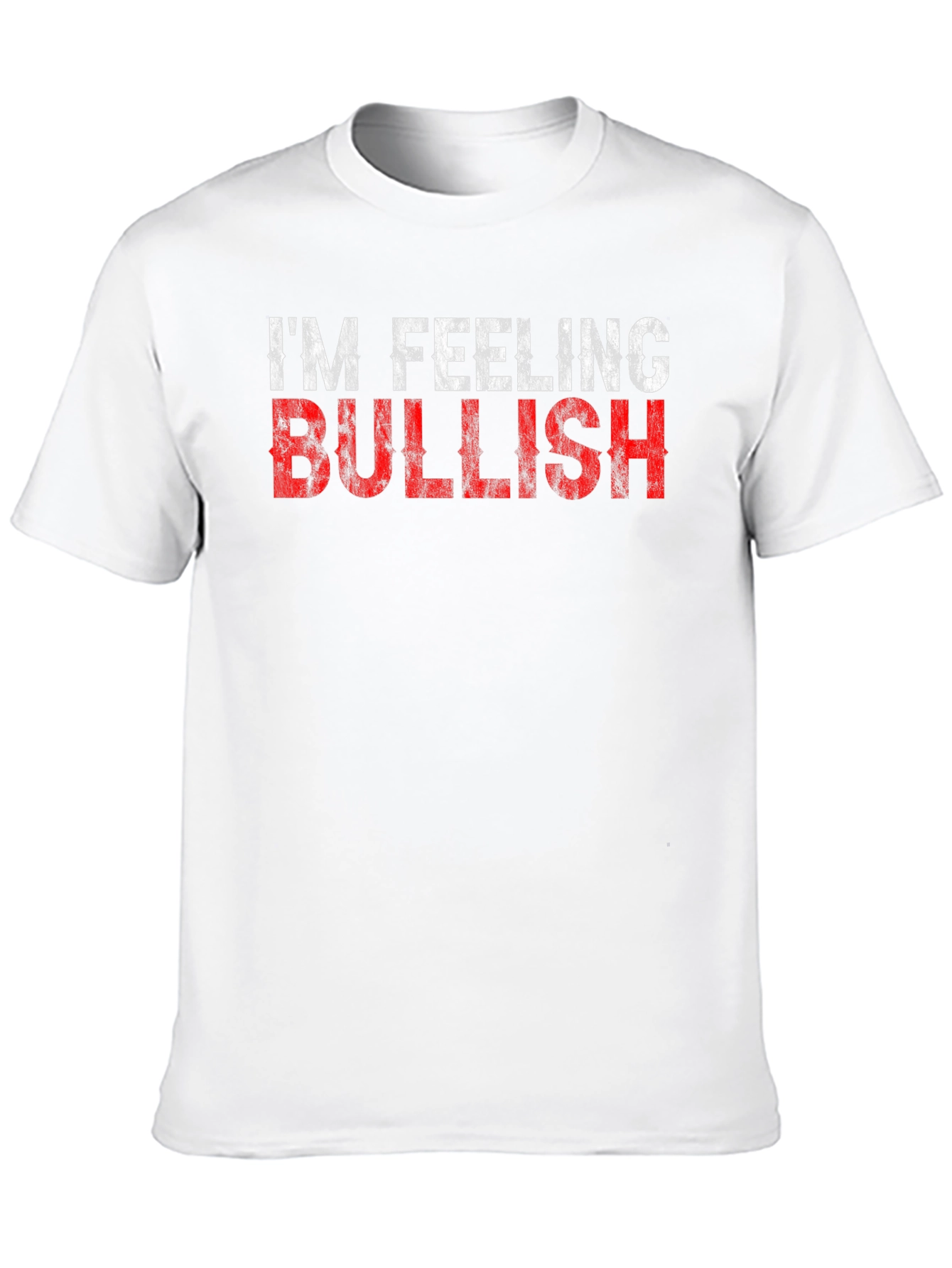 Im Feeling Bullish Black Graphic Tee