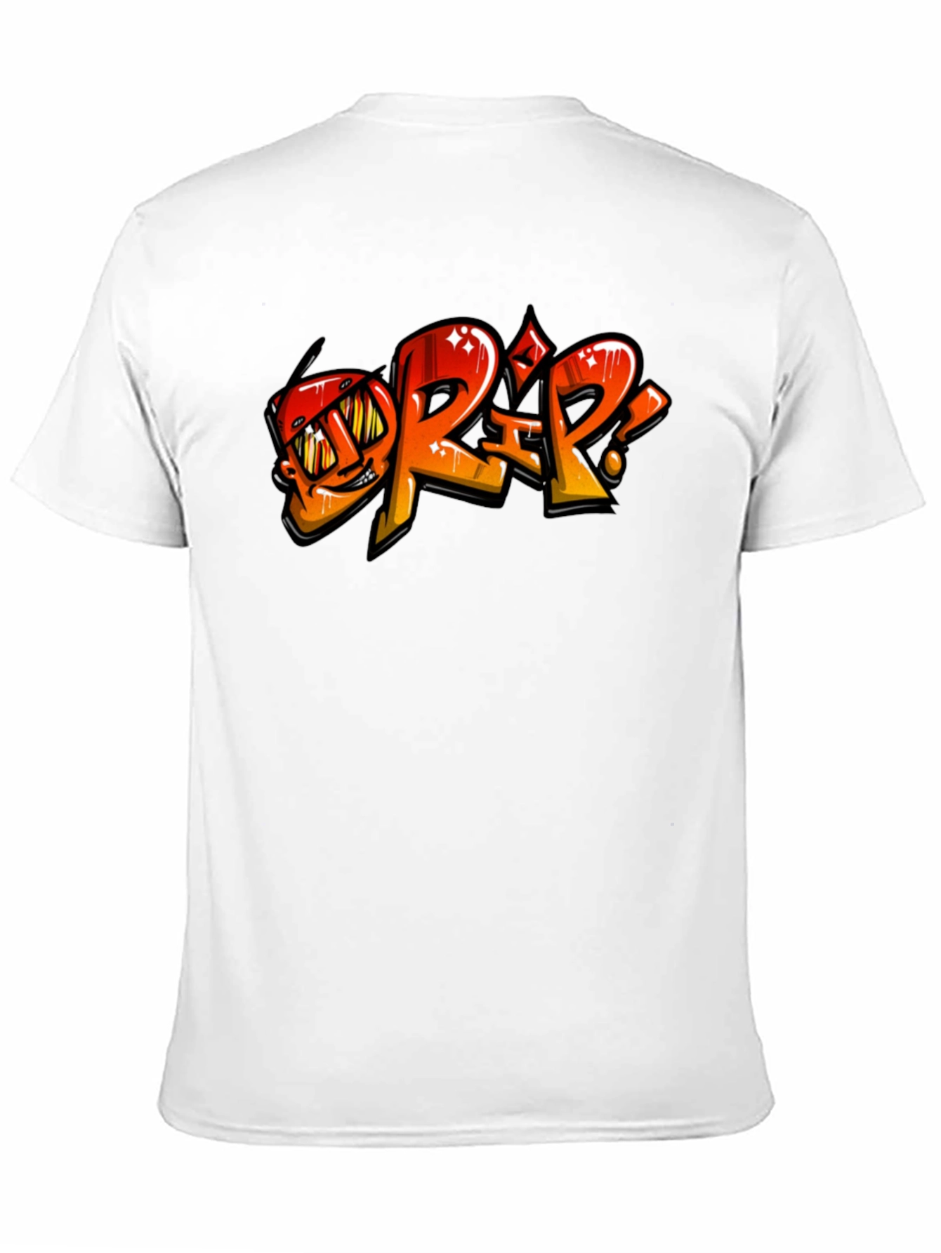 Drip Graphic Black T-Shirt