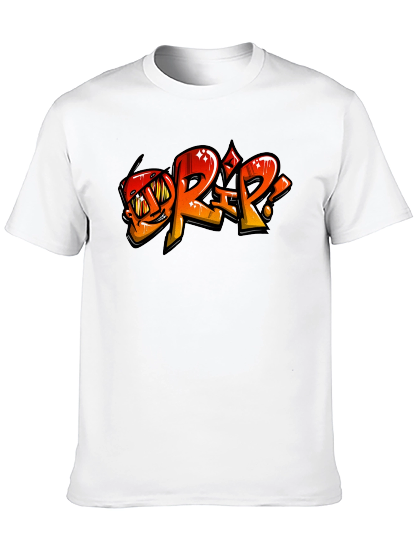 Drip Graphic Black T-Shirt