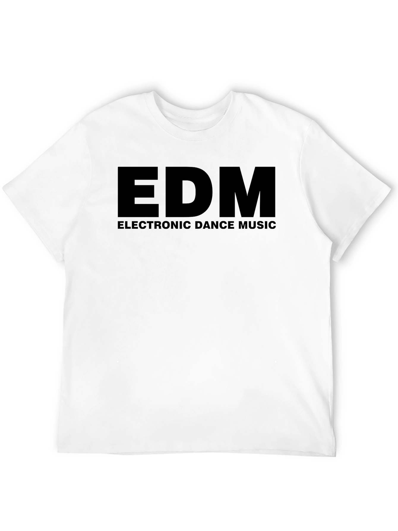 EDM Electronic Dance Music Black Graphic Tee