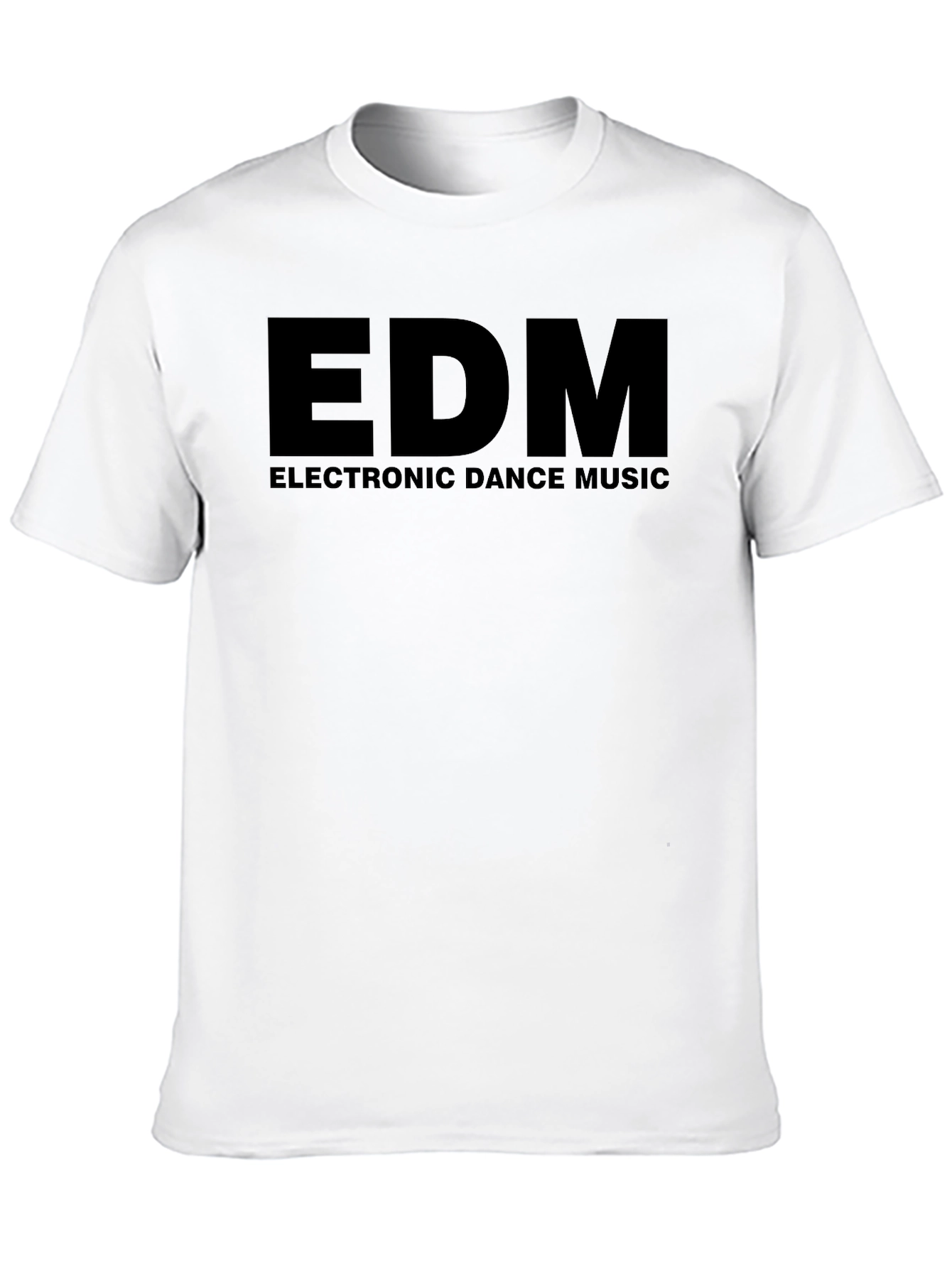 EDM Electronic Dance Music Black Graphic Tee