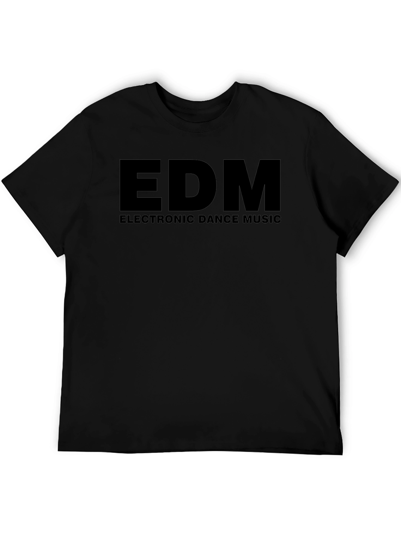 EDM Electronic Dance Music Black Graphic Tee
