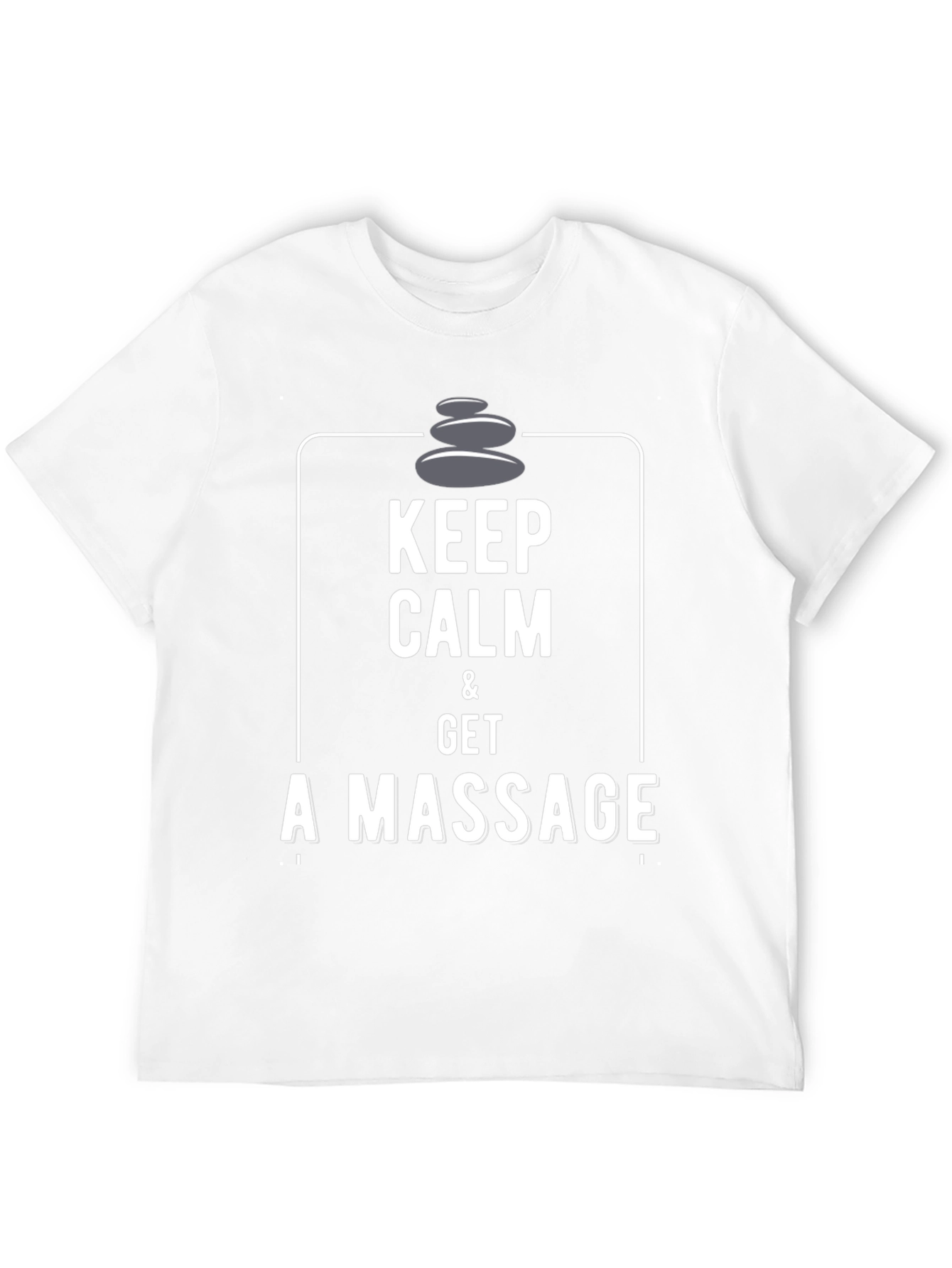 Keep Calm & Get A Massage Black T-Shirt
