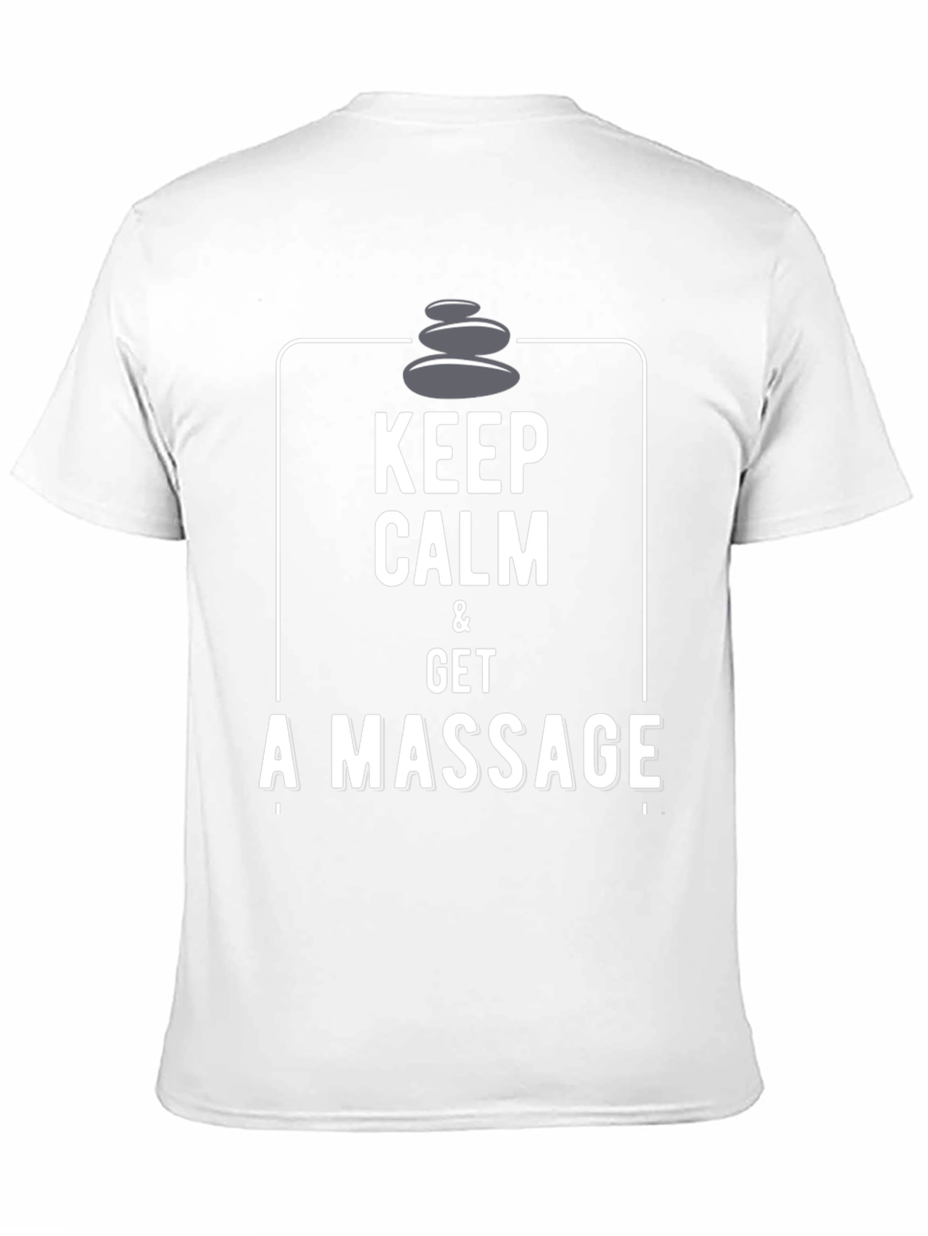 Keep Calm & Get A Massage Black T-Shirt