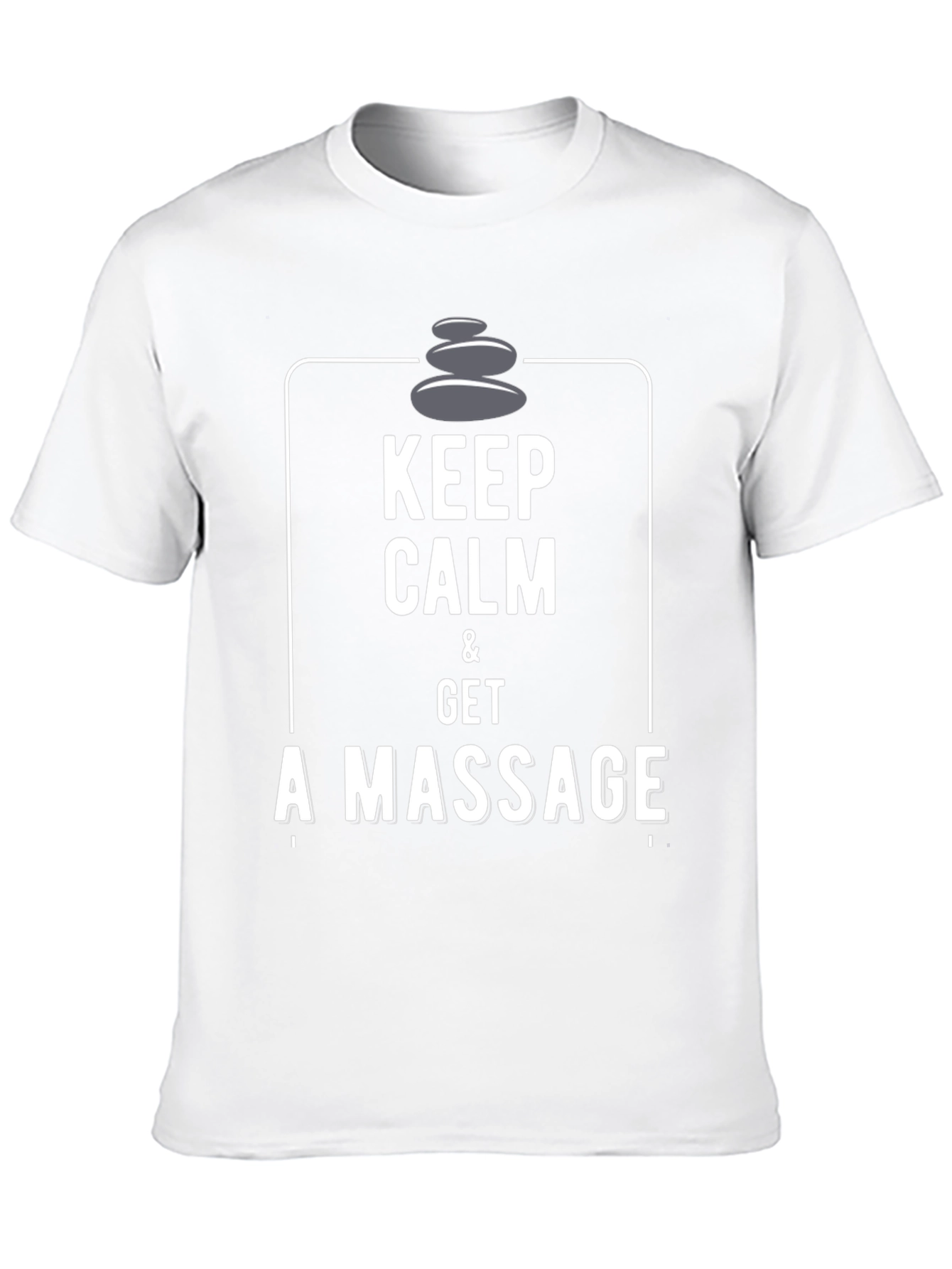 Keep Calm & Get A Massage Black T-Shirt