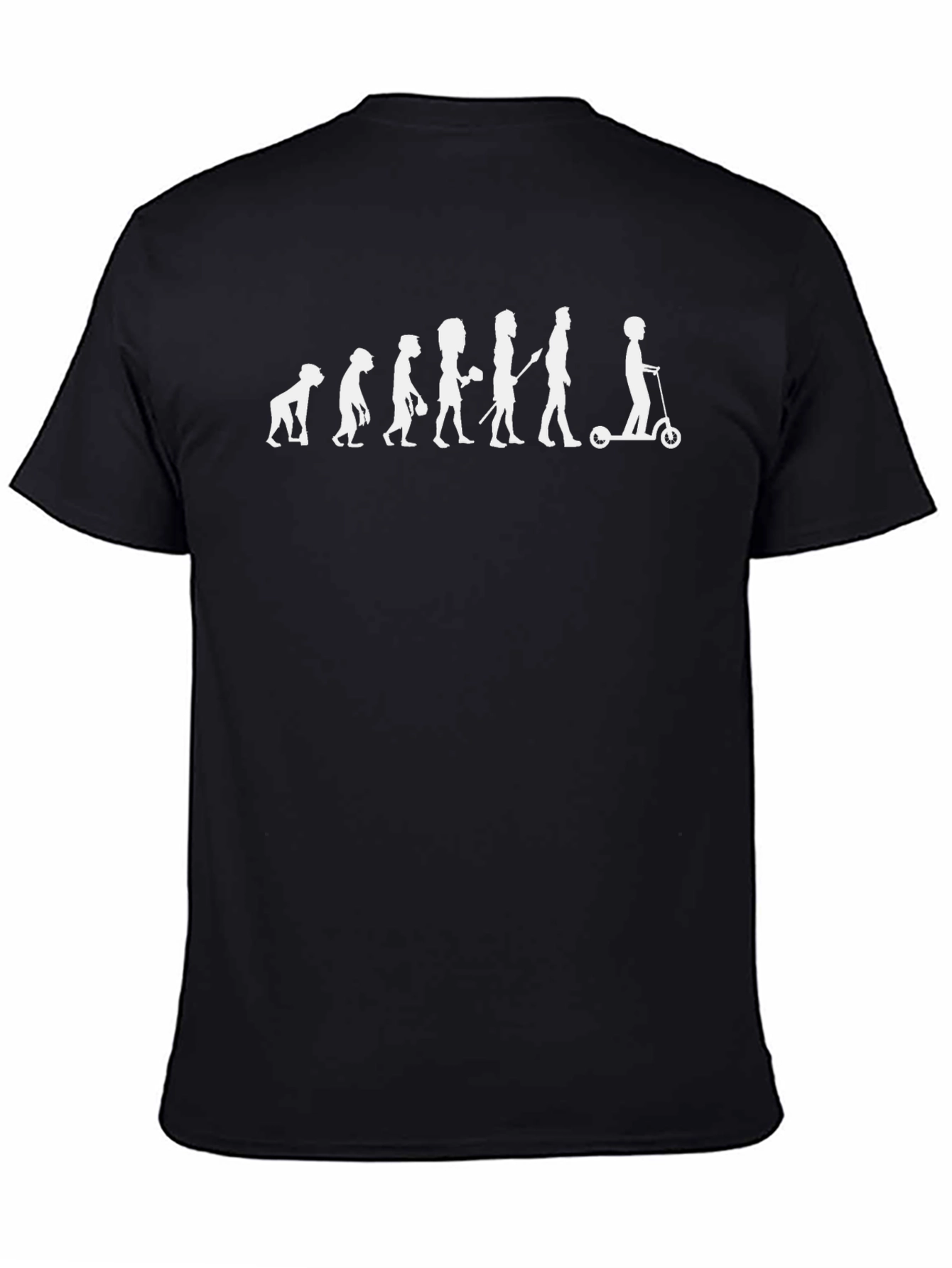 Evolution of Scooter T-Shirt - Funny Novelty Tee