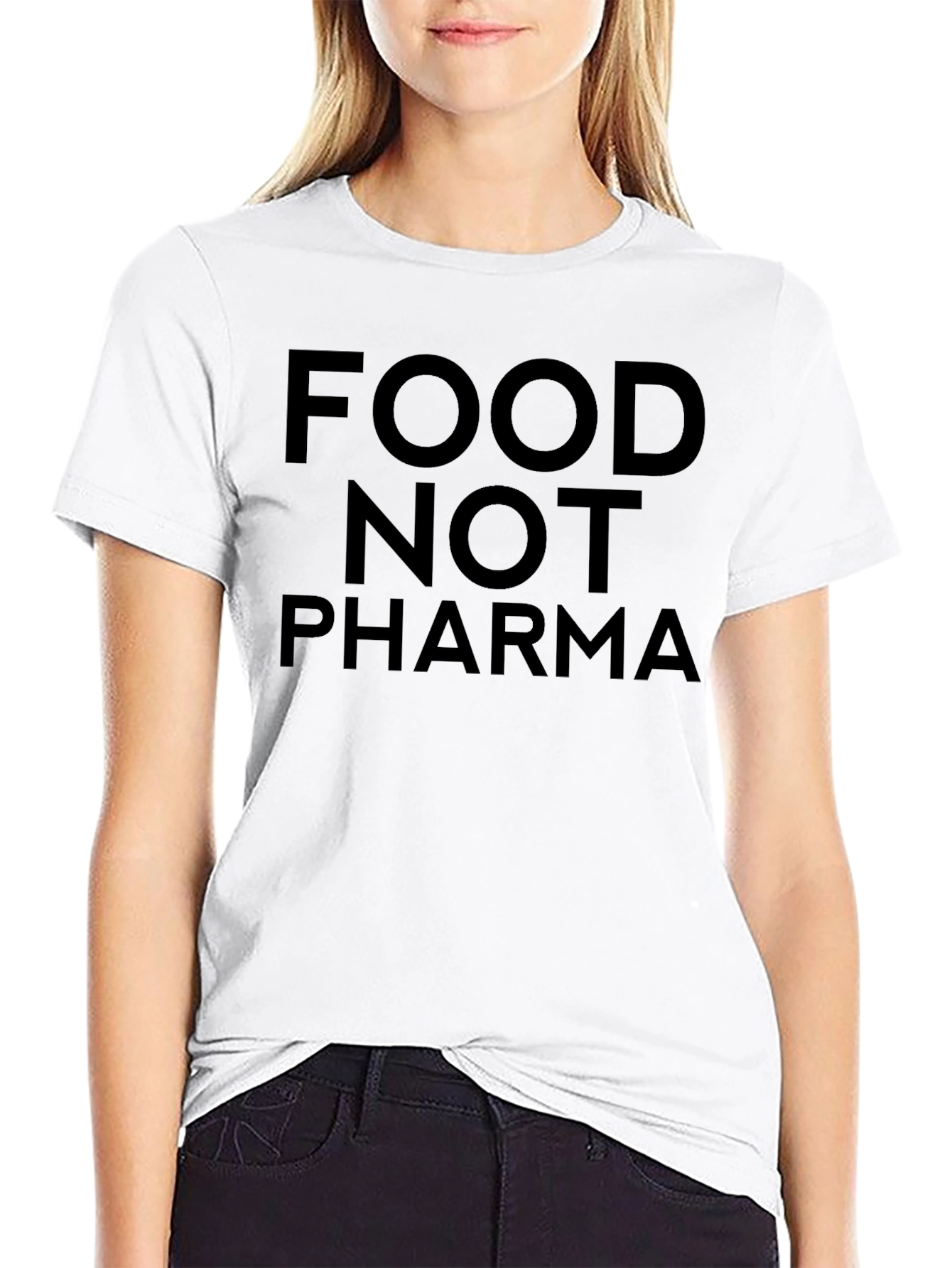Food Not Pharma Graphic T-Shirt