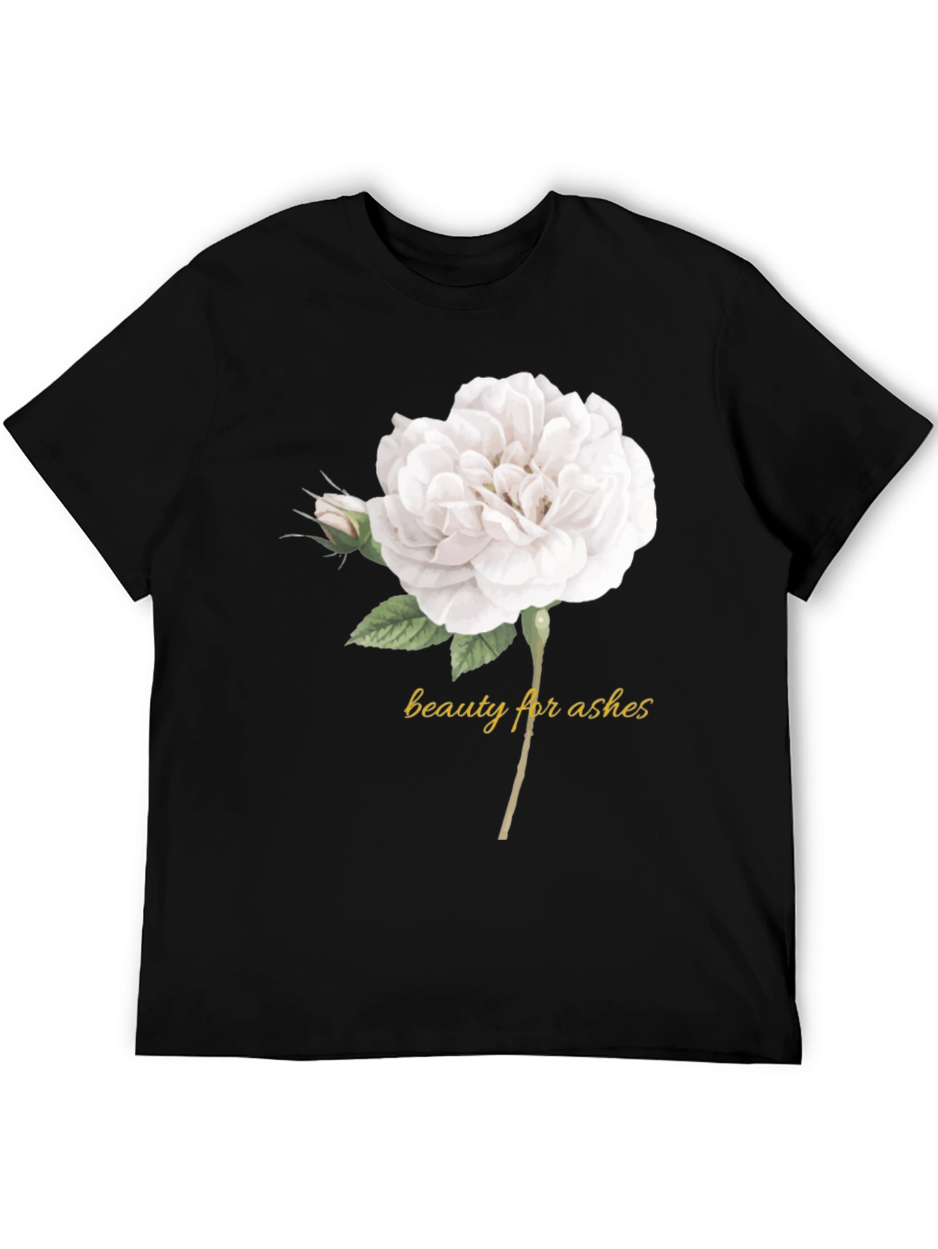 Beauty For Ashes Rose Graphic T-Shirt