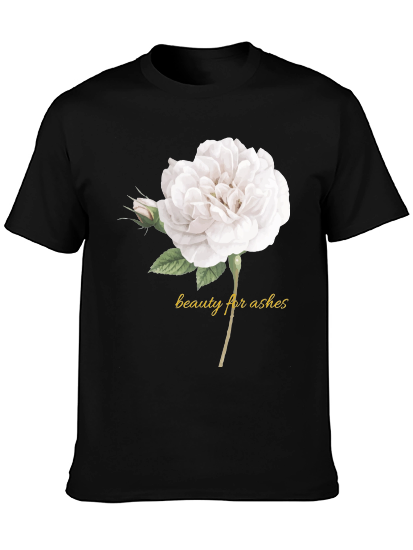 Beauty For Ashes Rose Graphic T-Shirt