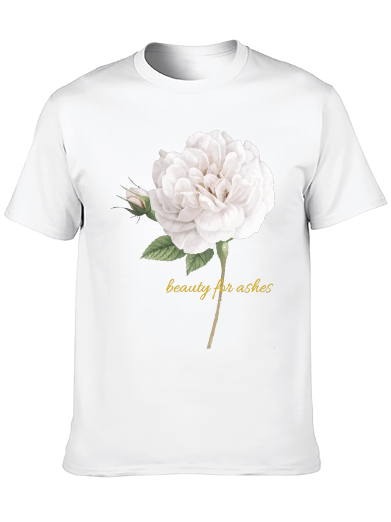 Beauty For Ashes Rose Graphic T-Shirt