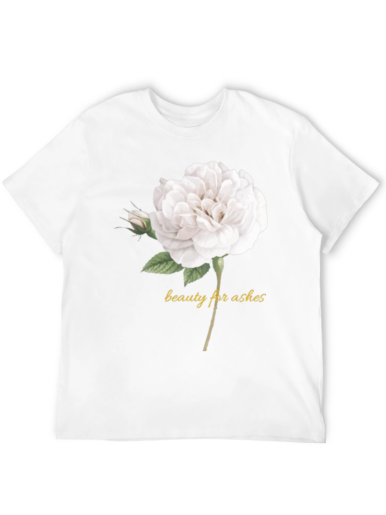 Beauty For Ashes Rose Graphic T-Shirt