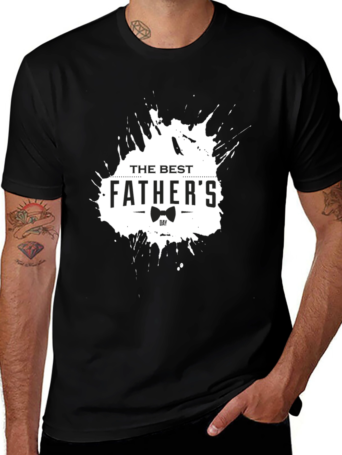 Best Fathers Day T-Shirt - Black