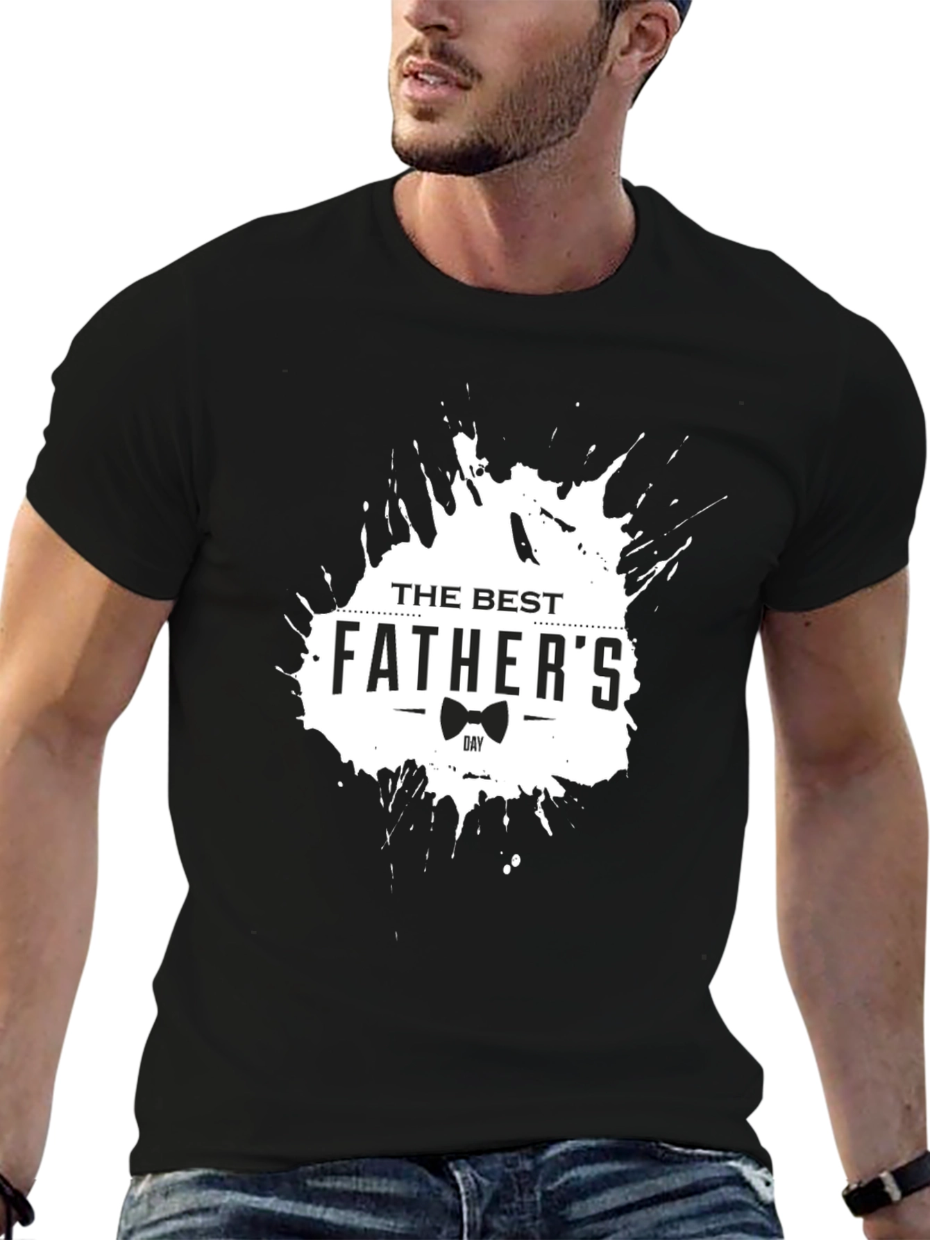 Best Fathers Day T-Shirt - Black