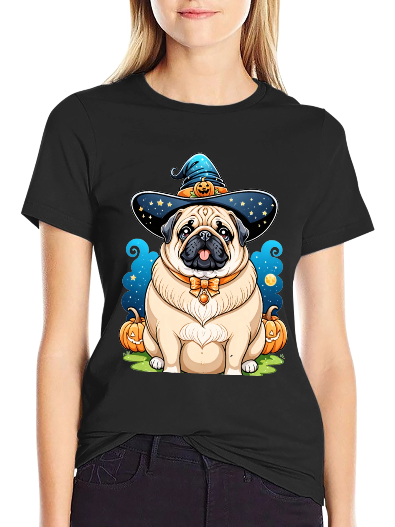 Halloween Pug T-Shirt