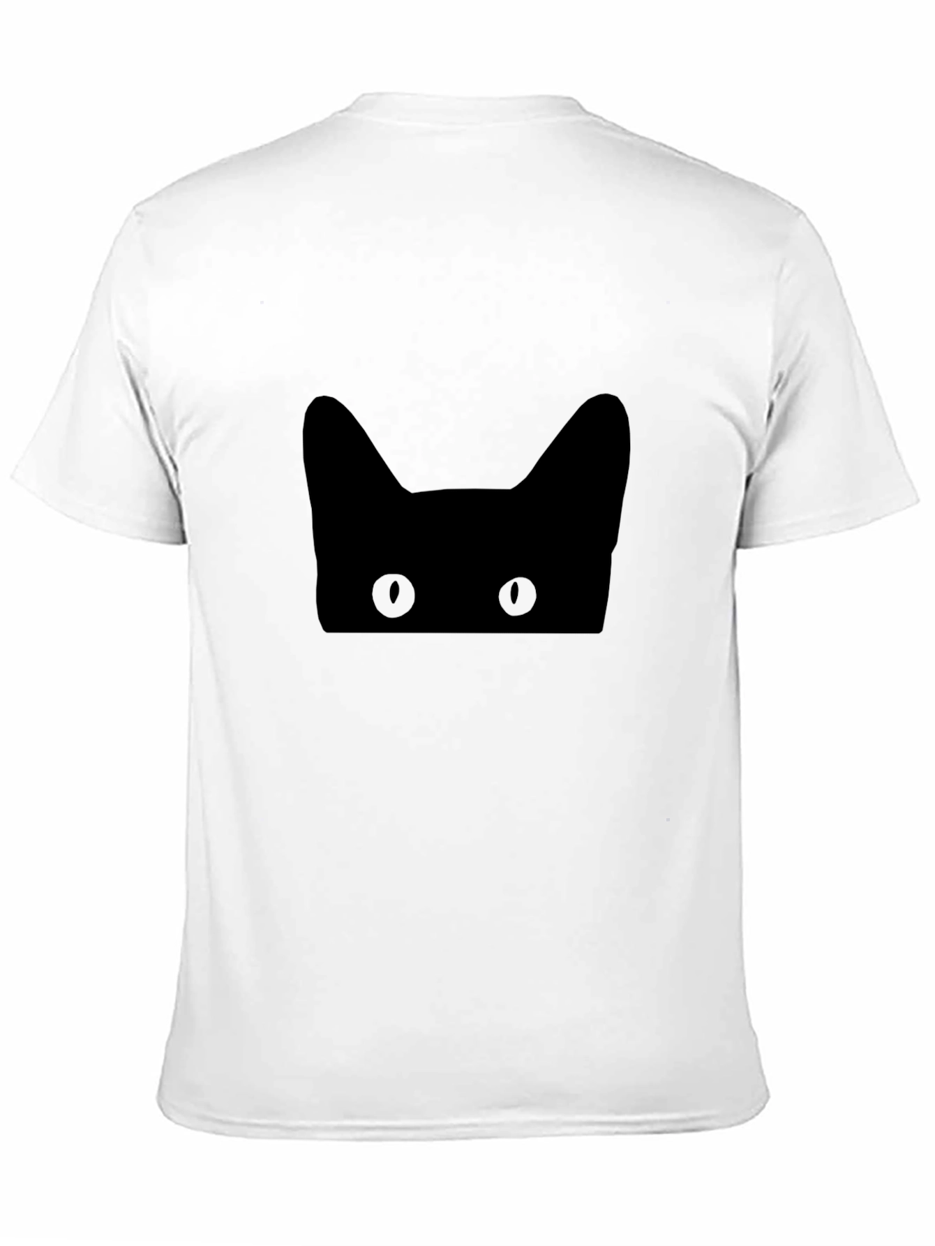 Stealthy Cat Tee - Black Graphic T-Shirt