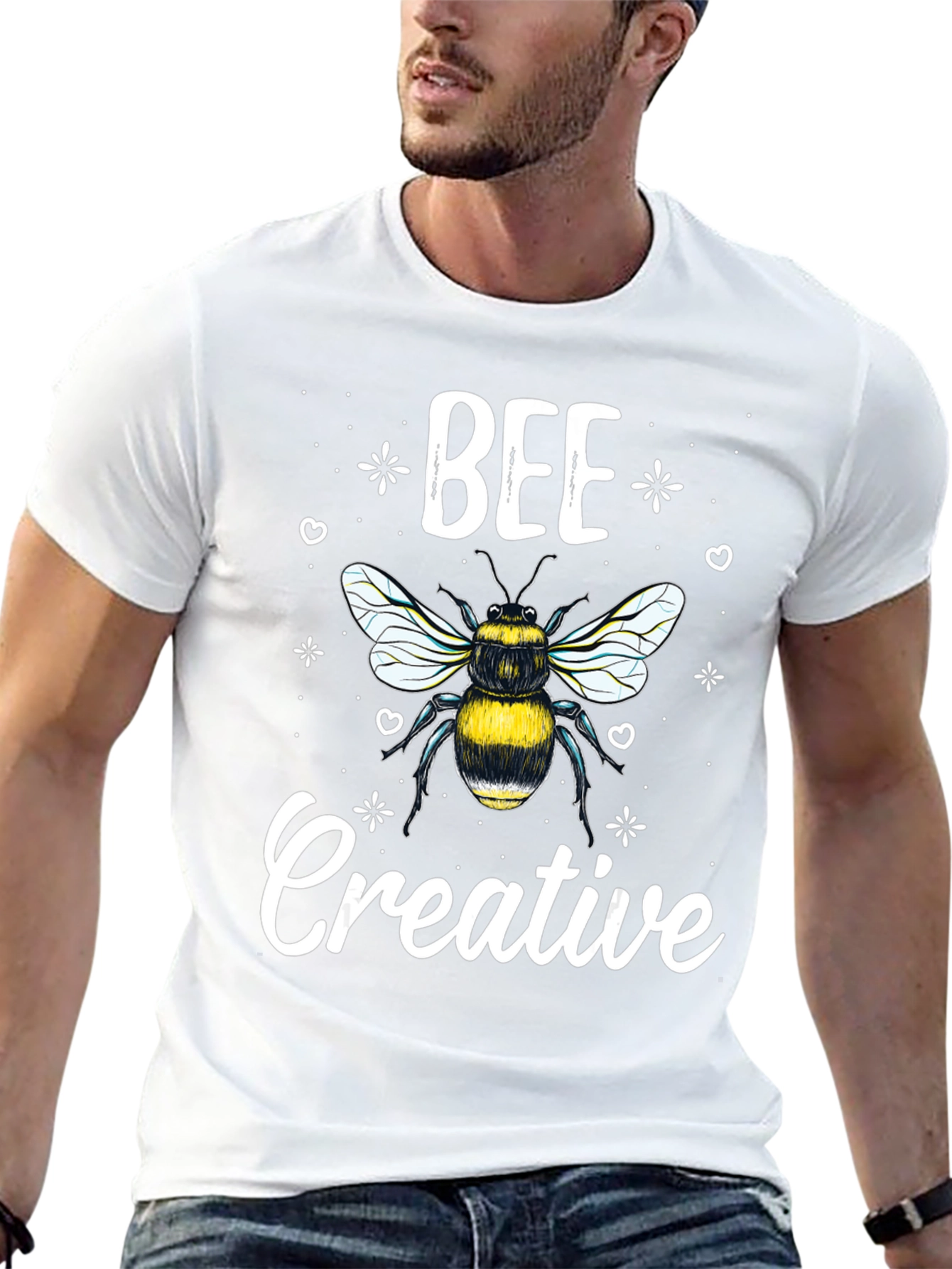 Bee Creative Graphic T-Shirt