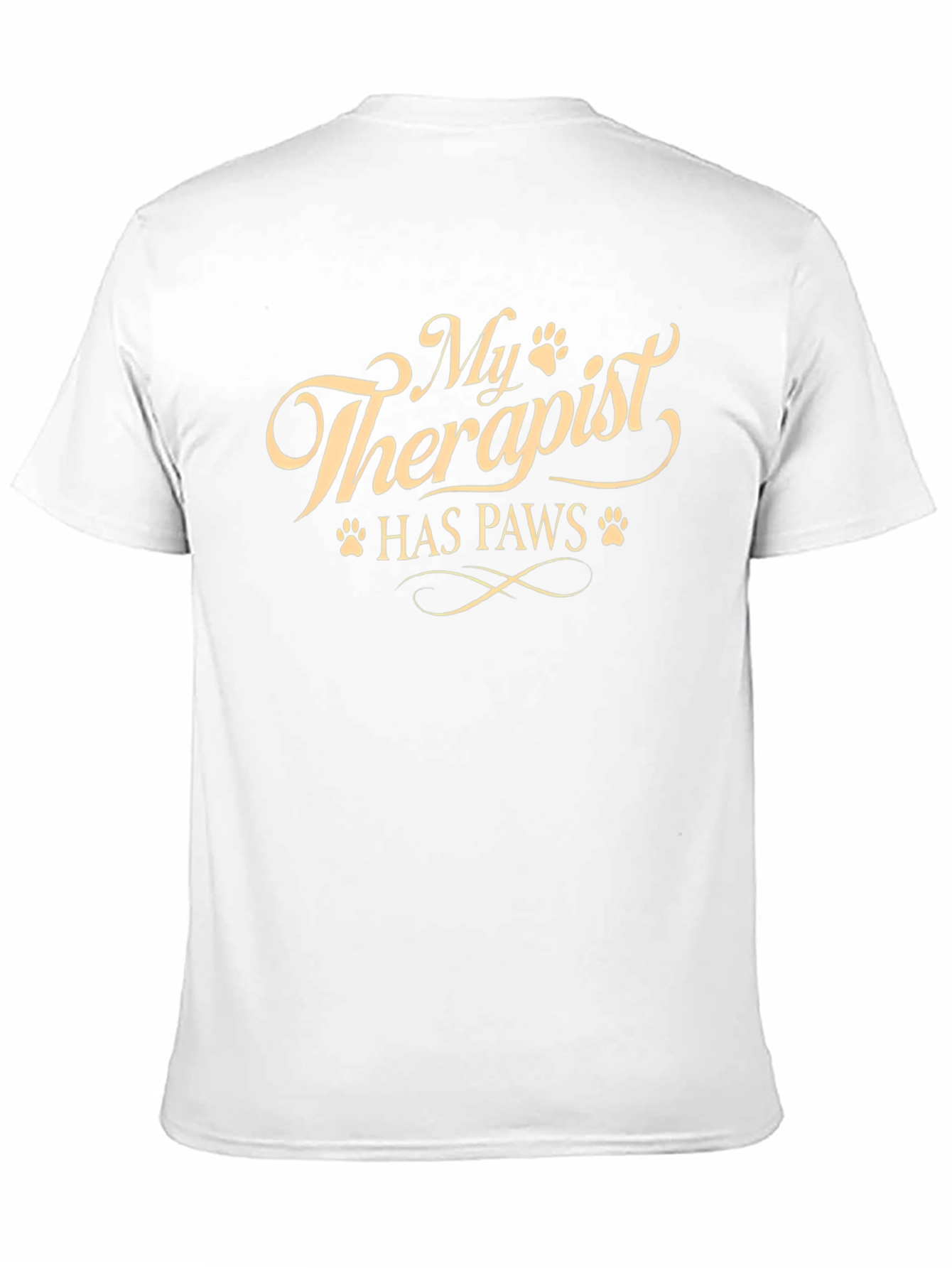 My Therapist Has Paws Novelty T-Shirt