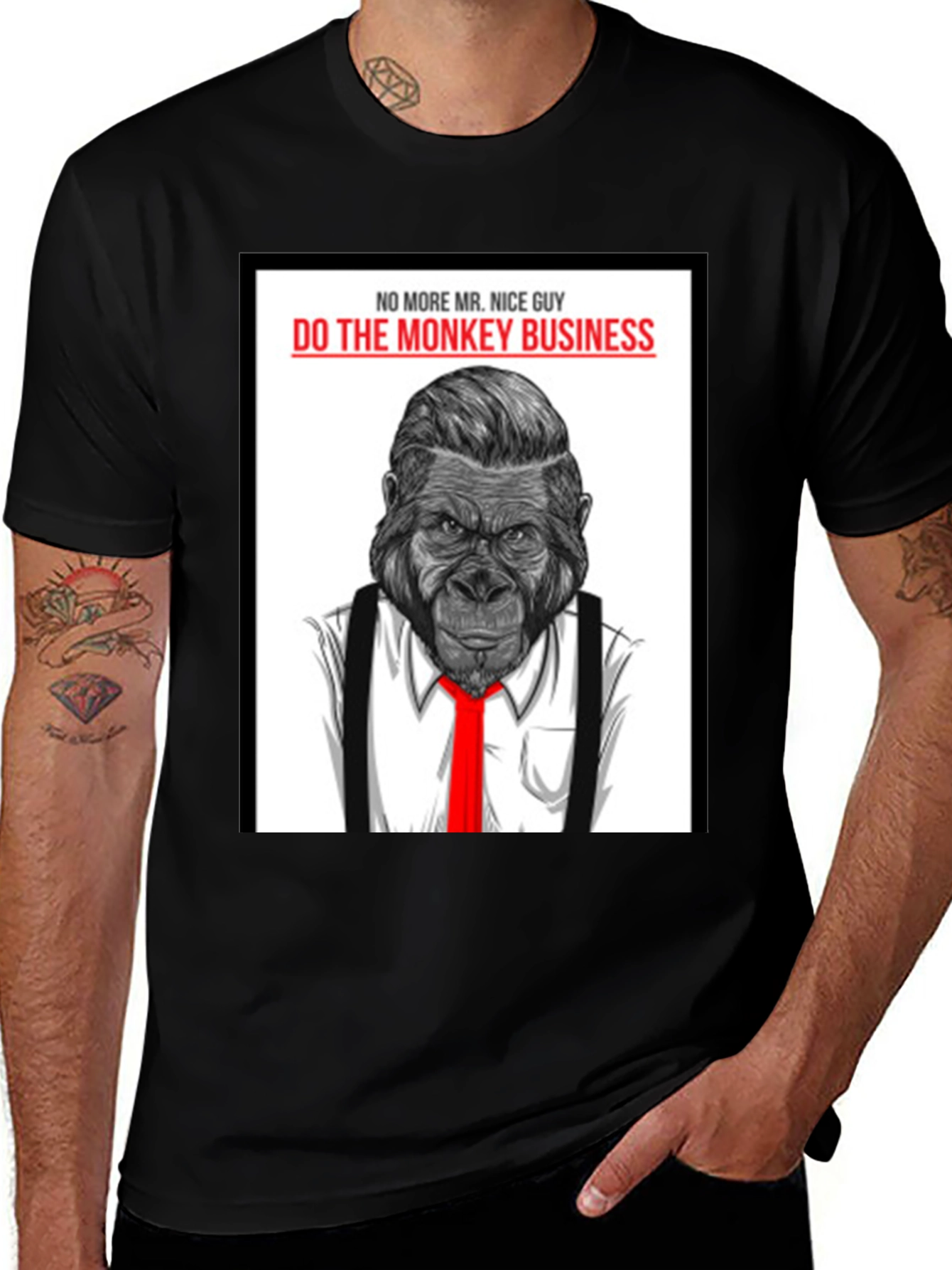 Monkey Business T-Shirt - Gorilla in a Suit