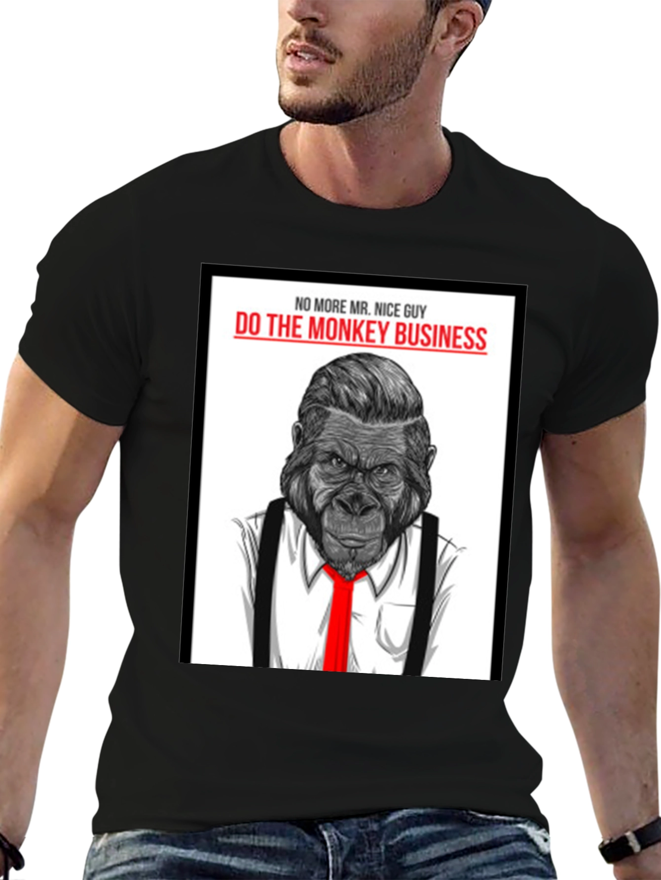 Monkey Business T-Shirt - Gorilla in a Suit