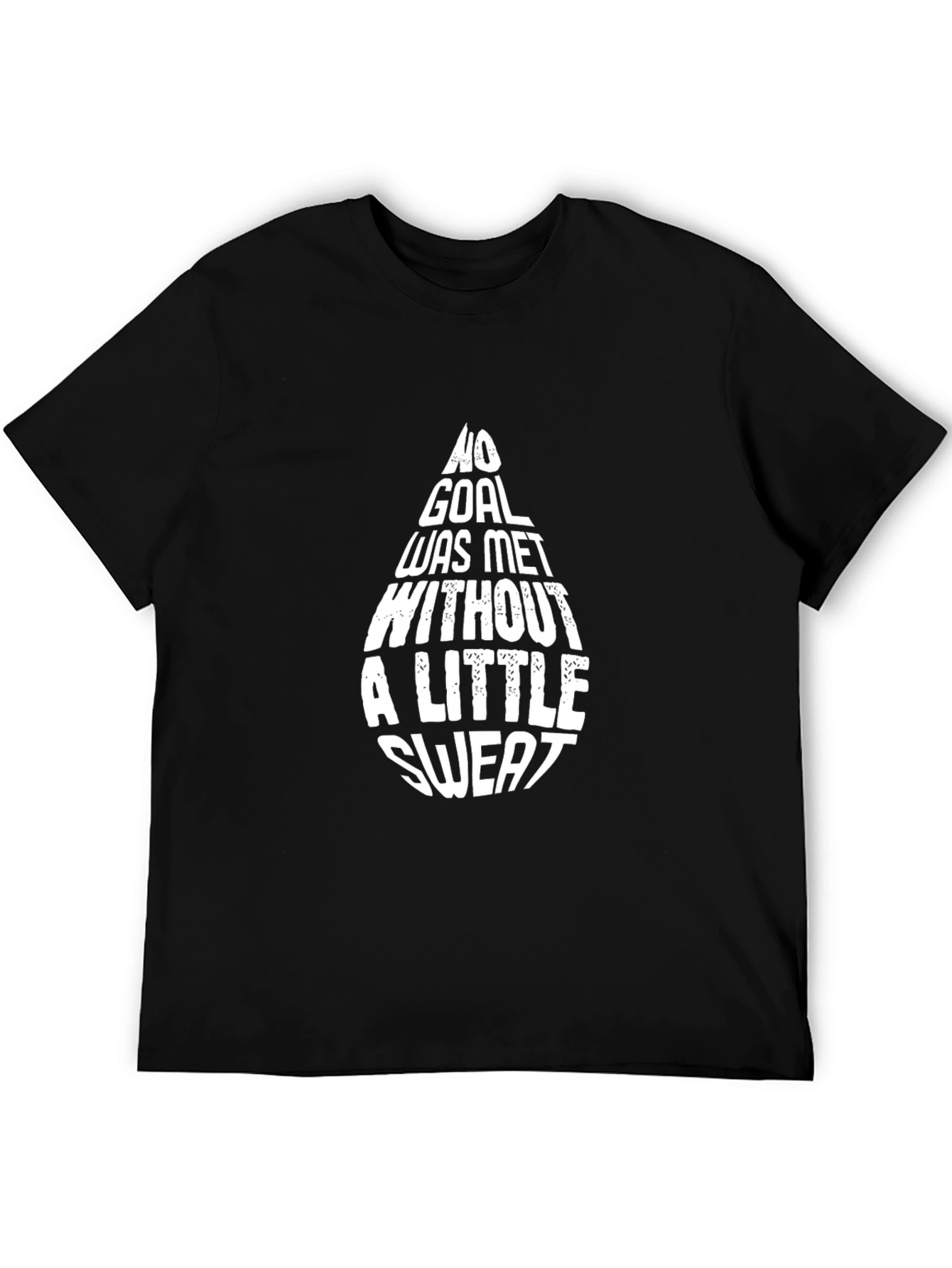 Motivational Graphic Tee - No Goal Little Sweat