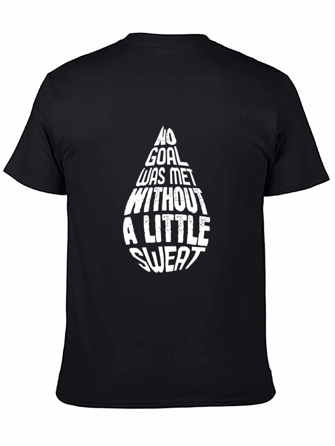 Motivational Graphic Tee - No Goal Little Sweat