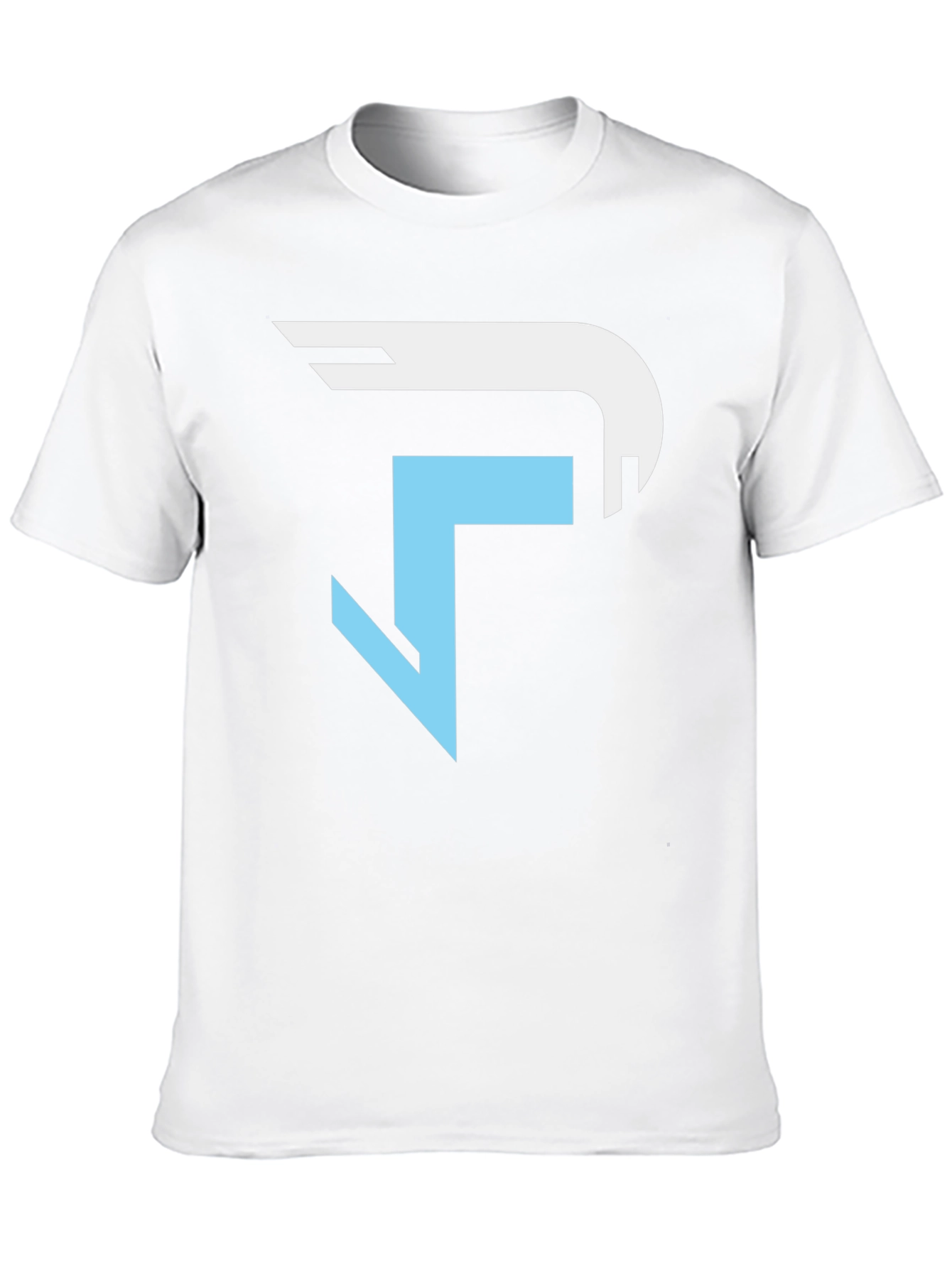 Stylish Black T-Shirt with Abstract Logo