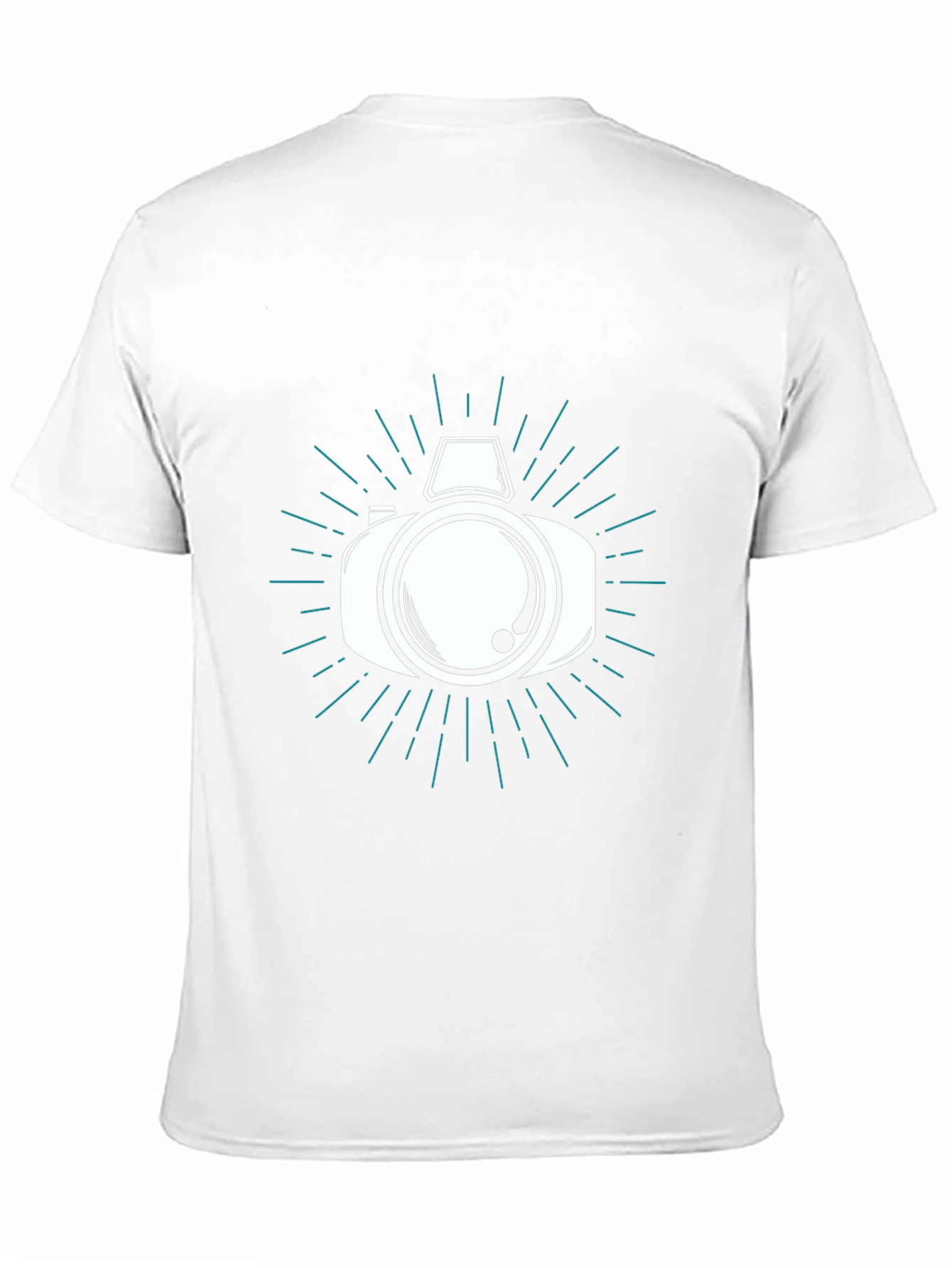 Camera Graphic Tee - Black Stylish Mens Shirt