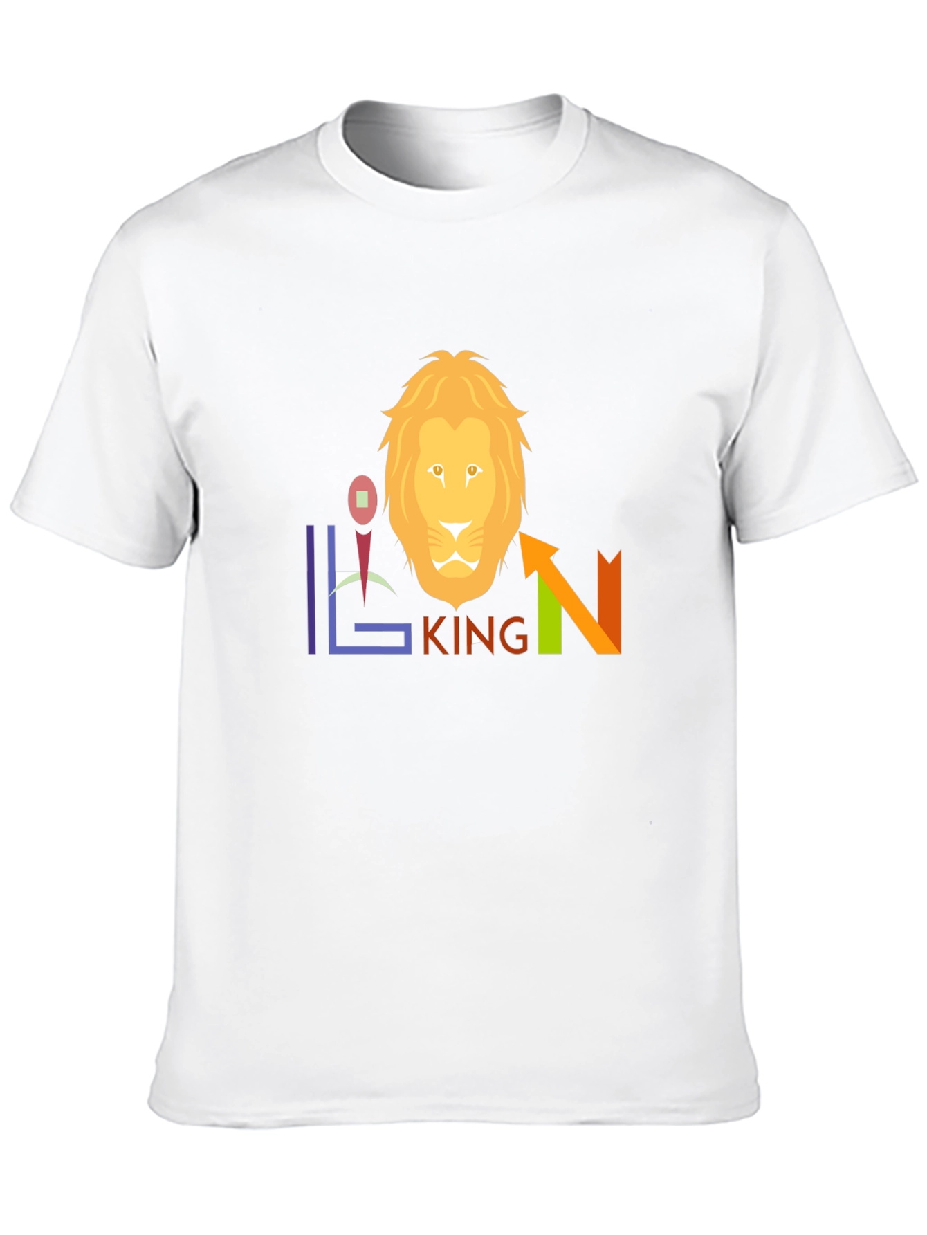 Lion King Graphic Tee - Black Cotton Blend