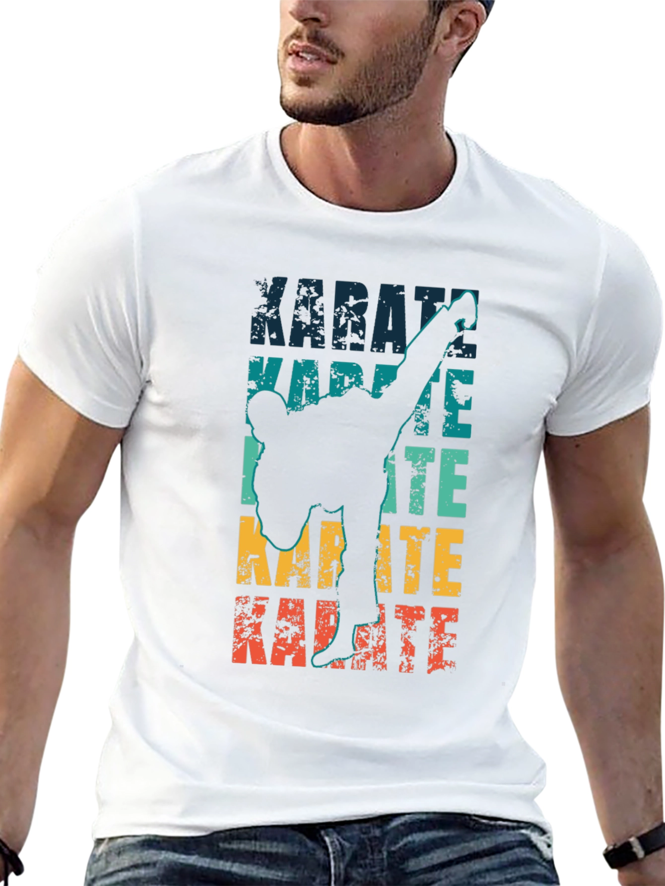 Karate Retro T-Shirt Martial Arts Tee